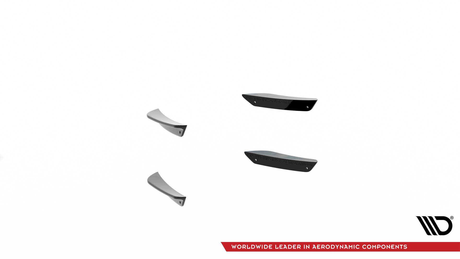 Stoßstangen Flaps Wings vorne Canards passend für Porsche 911 Carrera Aero 992