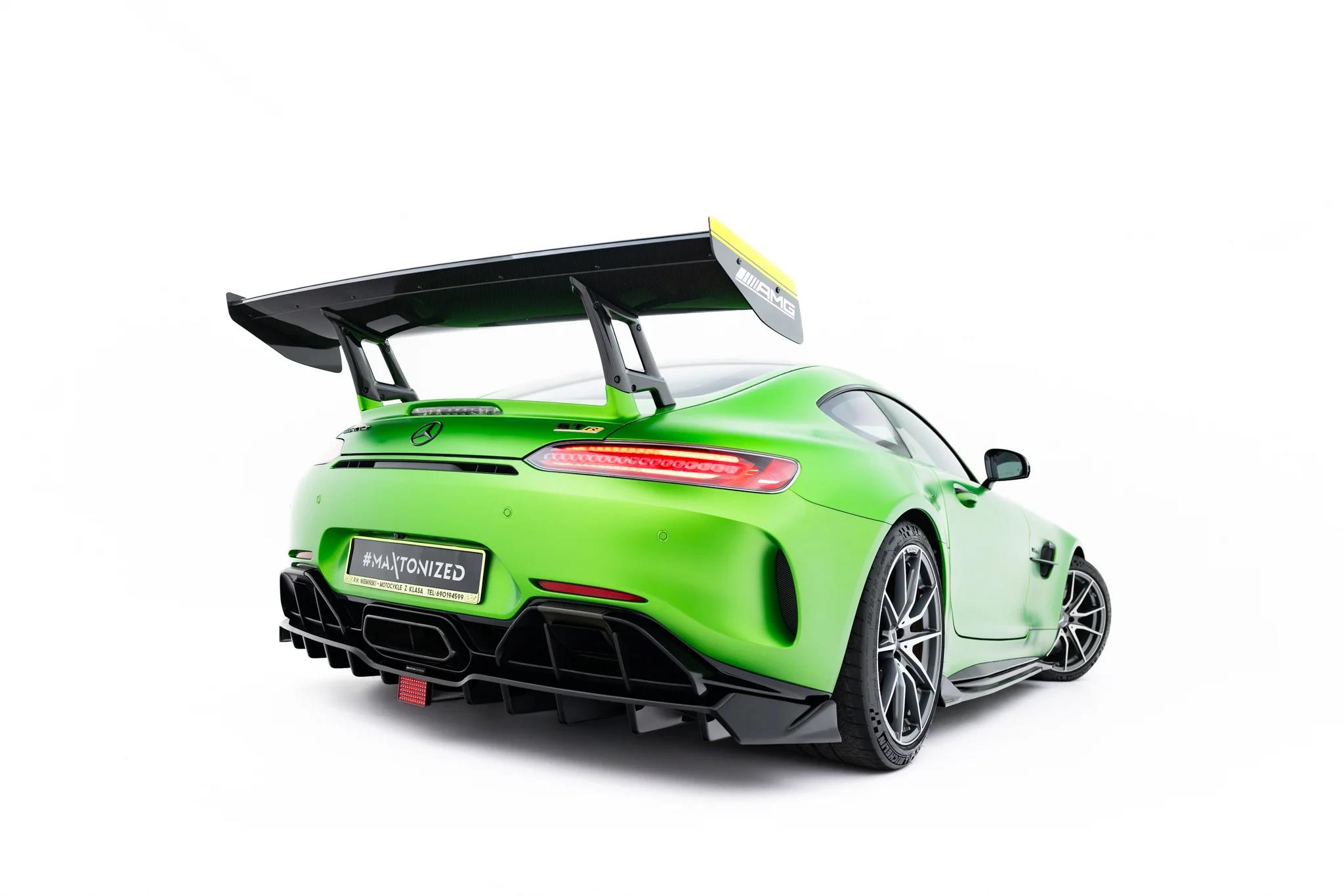 Diffusor Heckansatz + LED passend für Mercedes-AMG GT R C190 Facelift