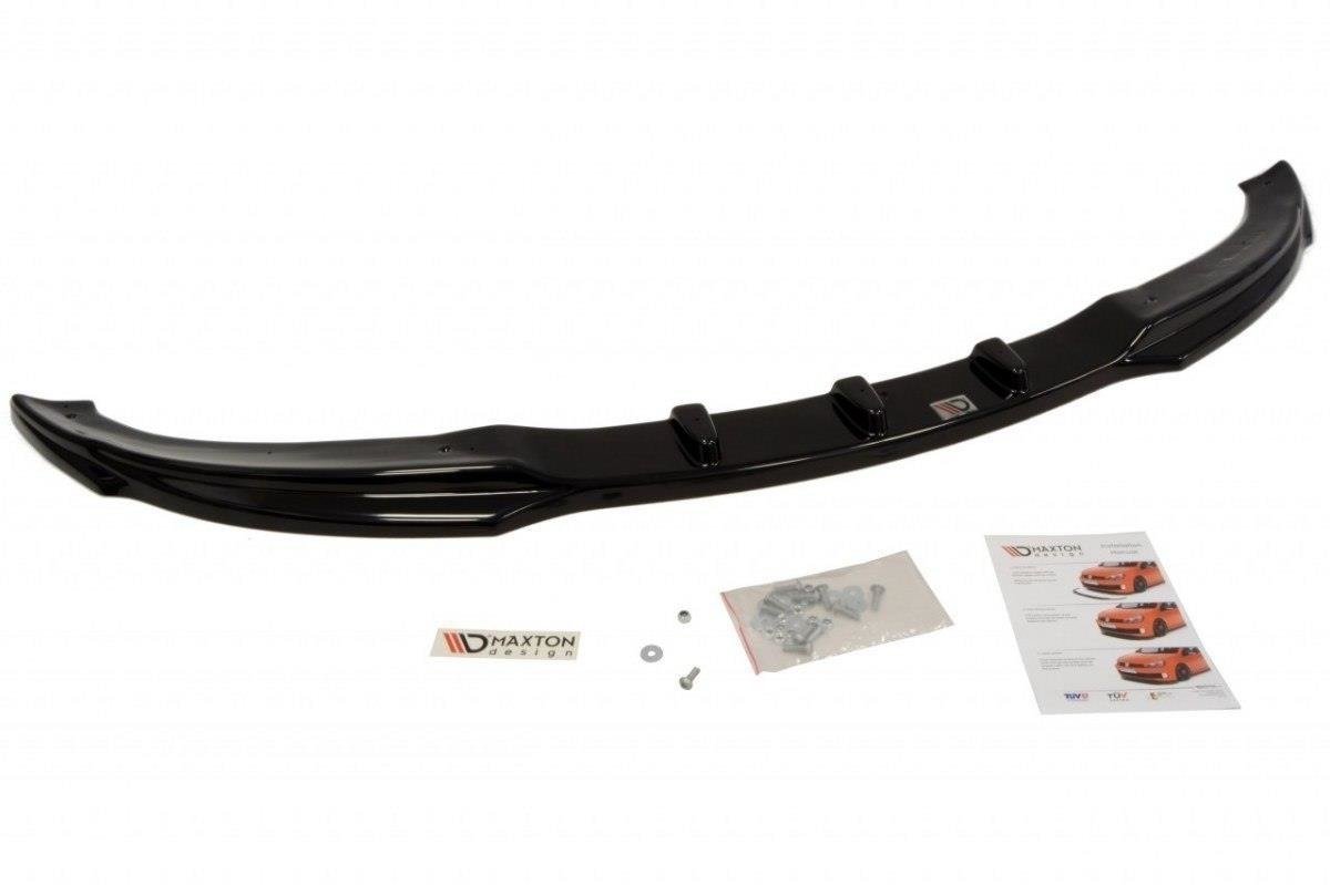 Street+ Spoilerlippe Front Ansatz passend für BMW 3er E46 Coupe FL schwarz Hochglanz
