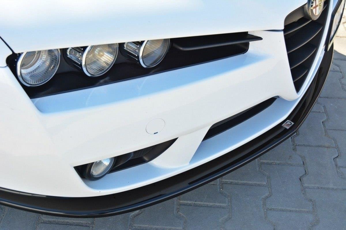 Street+ Spoilerlippe Front Ansatz passend für Alfa Romeo Brera schwarz Hochglanz