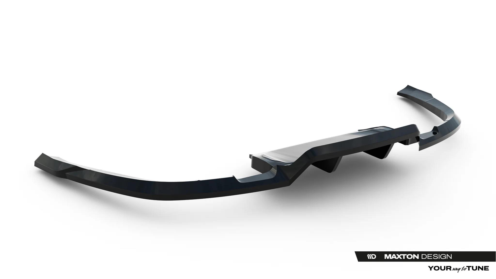 Street+ Mittlerer Diffusor RACE passend für Jaguar F-Pace S X761 schwarz Hochglanz