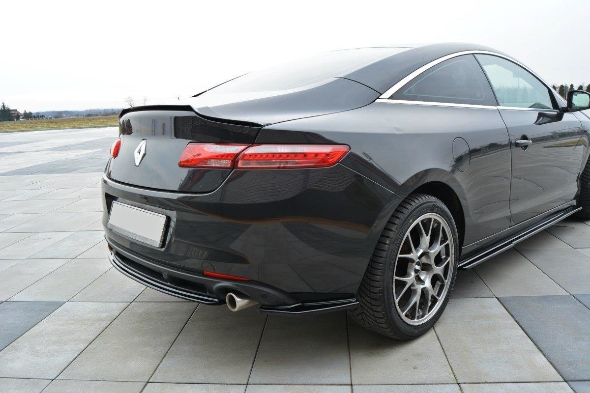 Spoiler CAP für Renault Laguna mk 3 Coupe schwarz Hochglanz