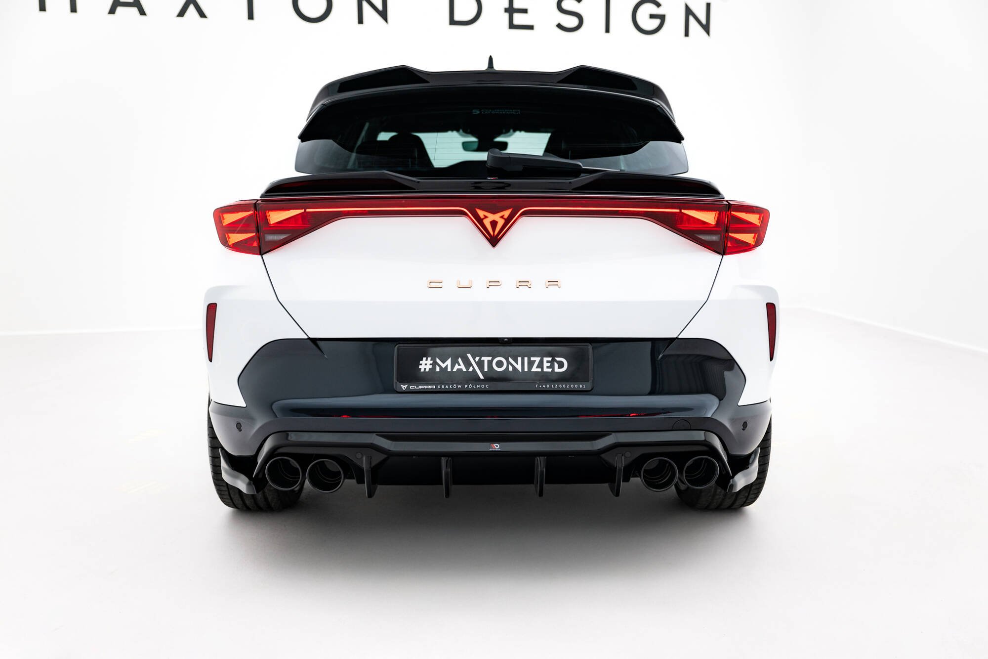 Heckansatz Diffusor + Endrohre passend für CUPRA Formentor Mk1 FL