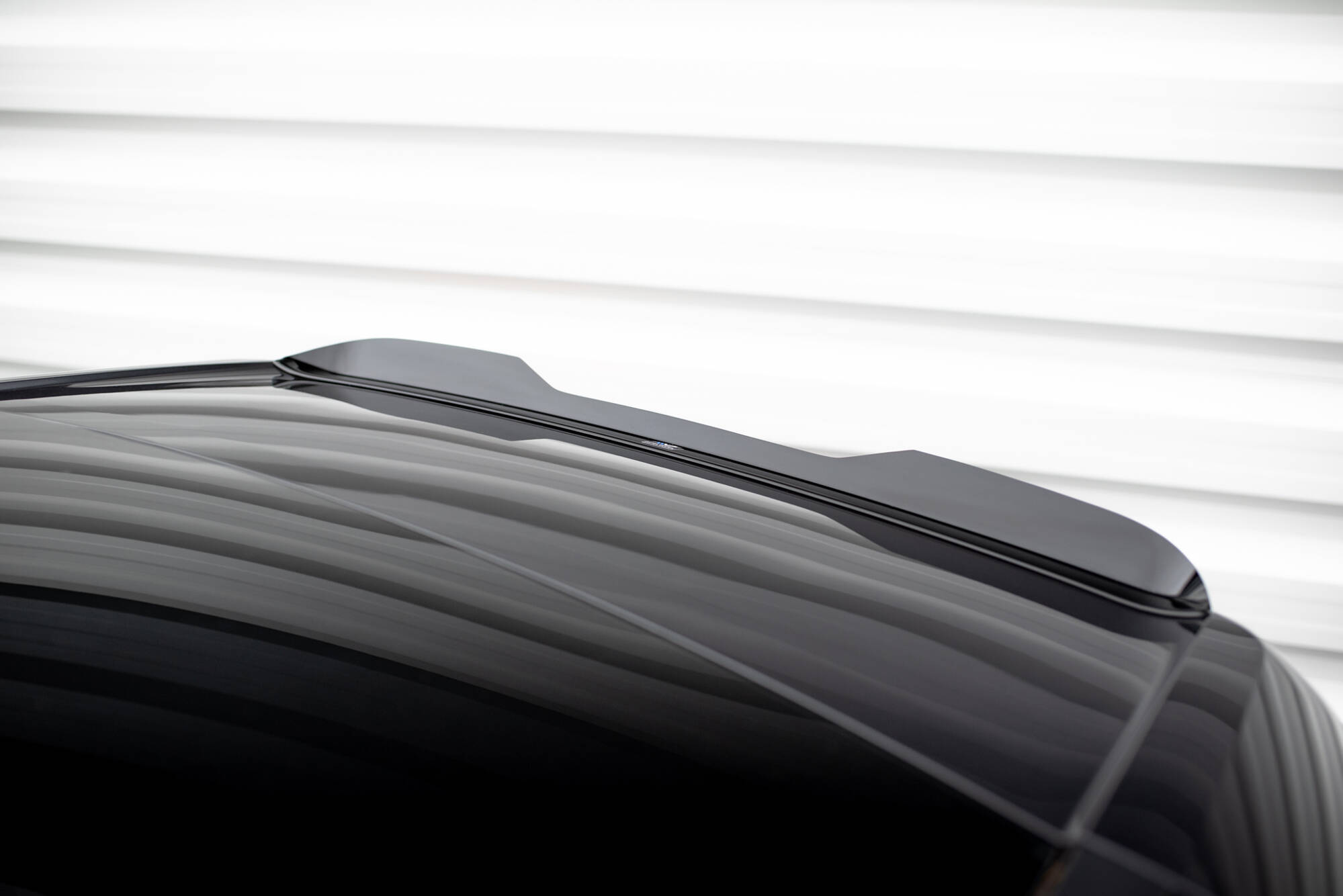 Heck Spoiler Aufsatz Abrisskante passend für BMW iX M-Paket i20 / I20 FL schwarz Hochglanz