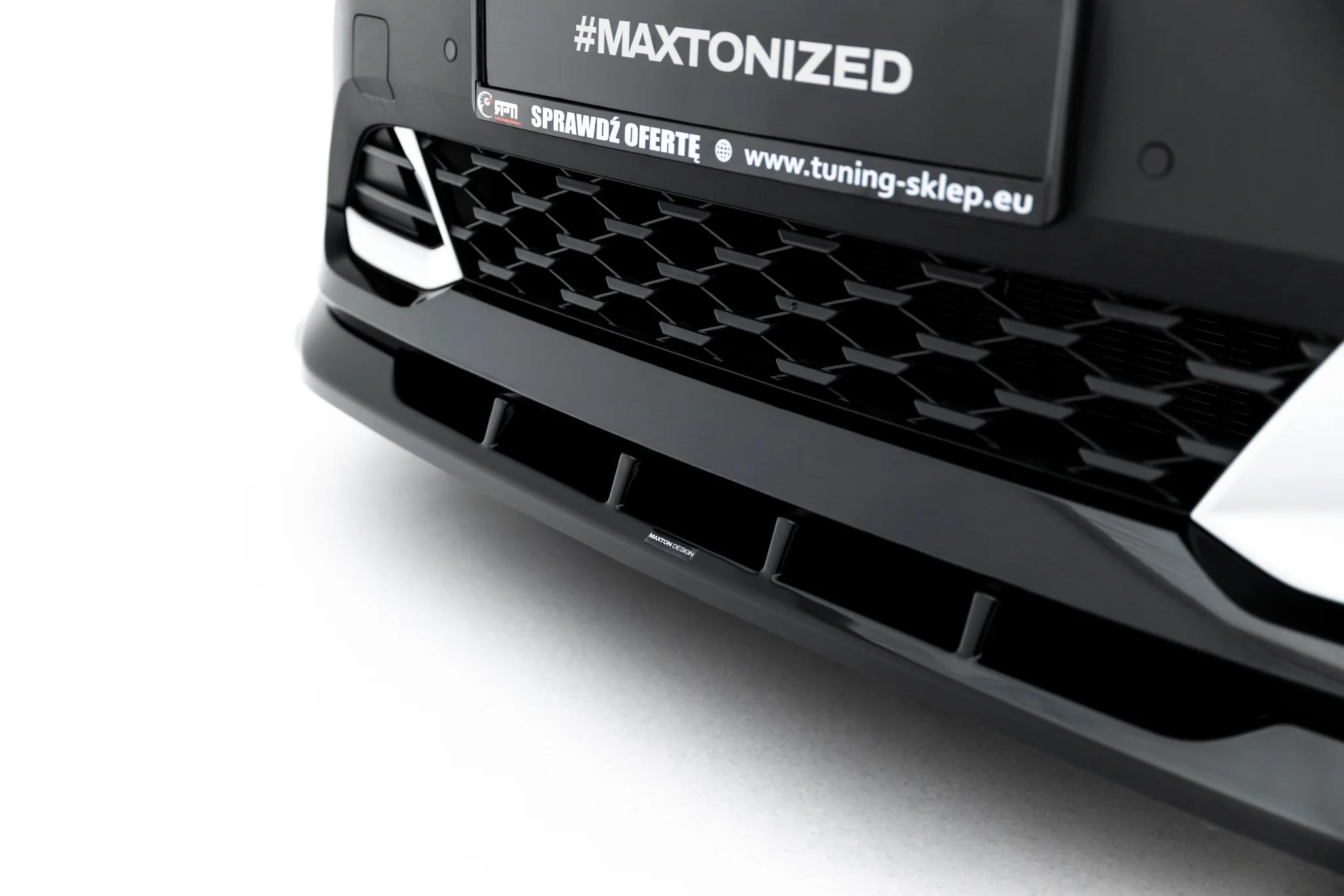 Street+ Spoilerlippe Front Ansatz passend für Skoda Elroq RS Mk1 schwarz Hochglanz