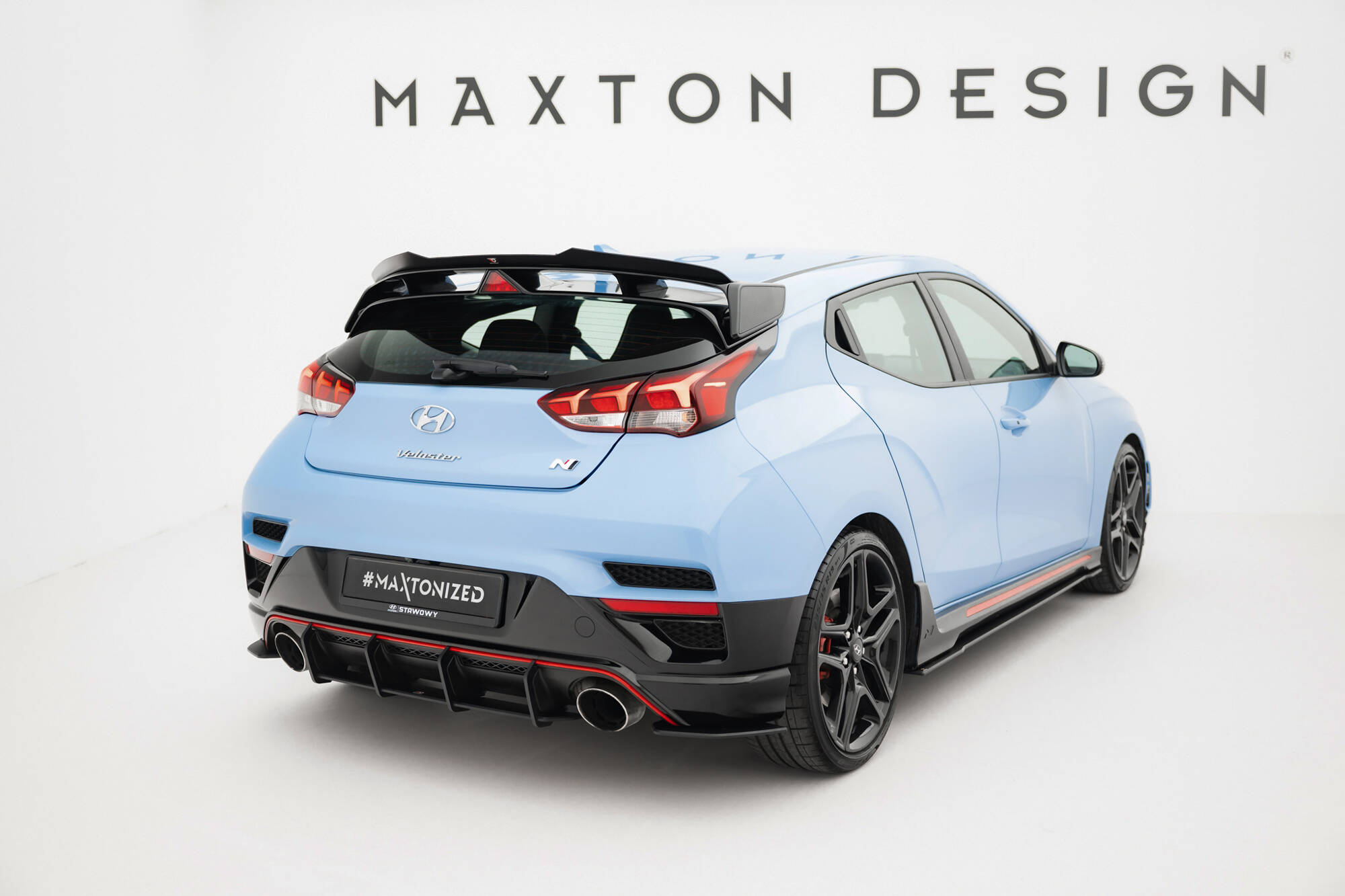 Street Pro Heck Ansatz Flaps passend für Hyundai Veloster N Mk2