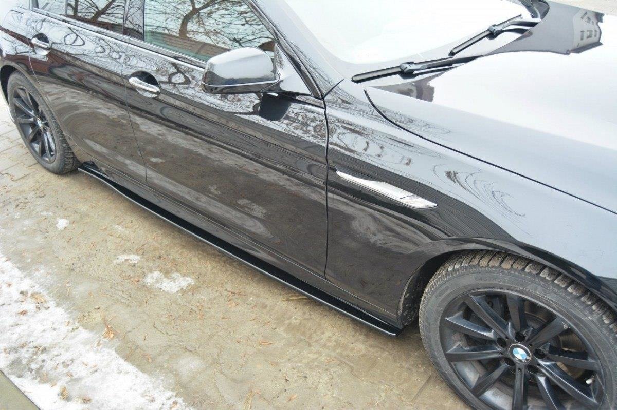 Street+ Seitenschweller Leisten passend für BMW 6er Gran Coupe M Paket schwarz matt