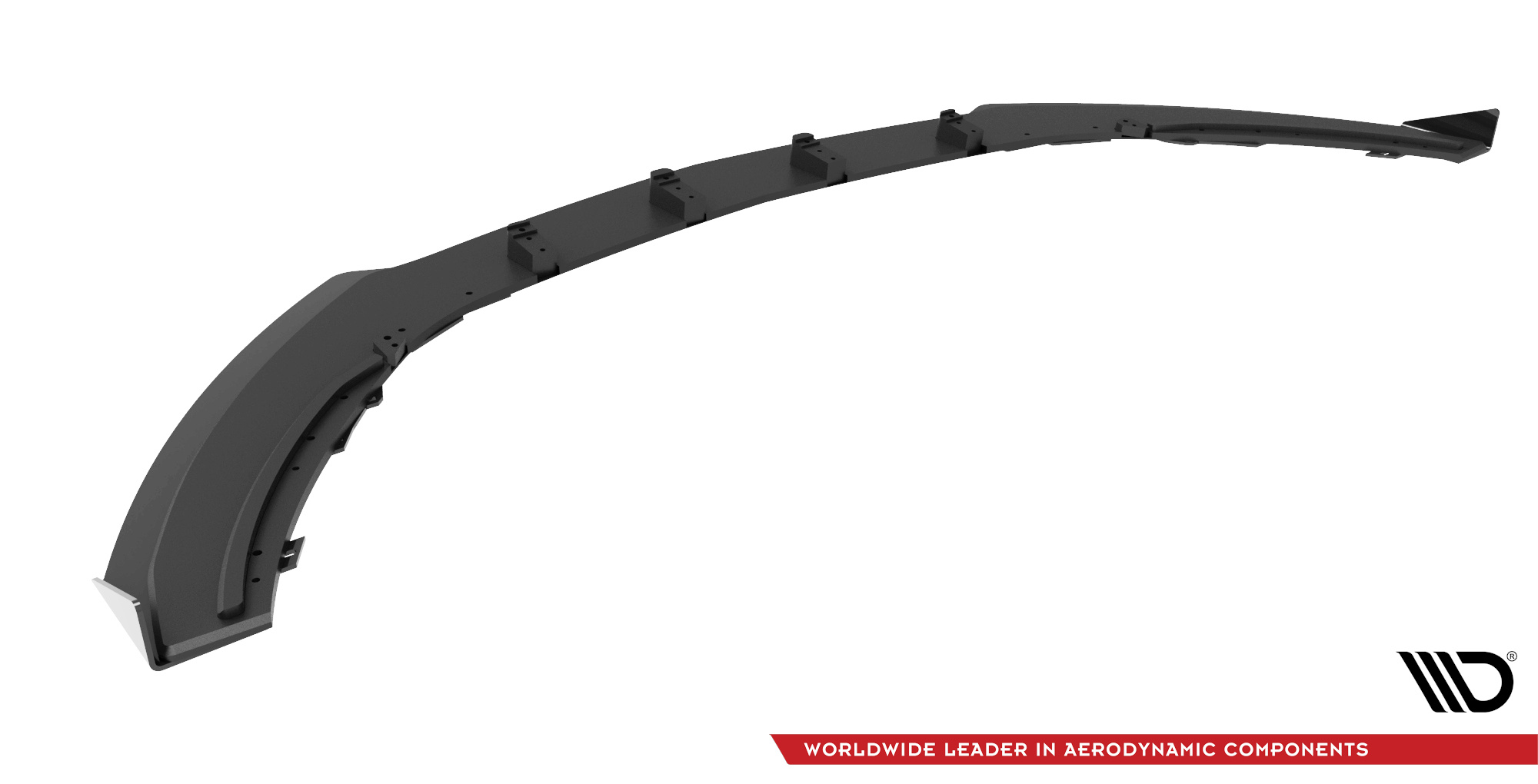 Street Pro Spoilerlippe Front Ansatz + Flaps V.1 passend für Opel Astra GTC OPC-Line J schwarz Hochglanz