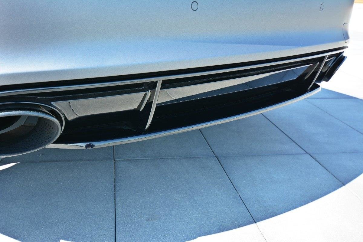 Heckansatz Audi RS7 C7 schwarz Hochglanz