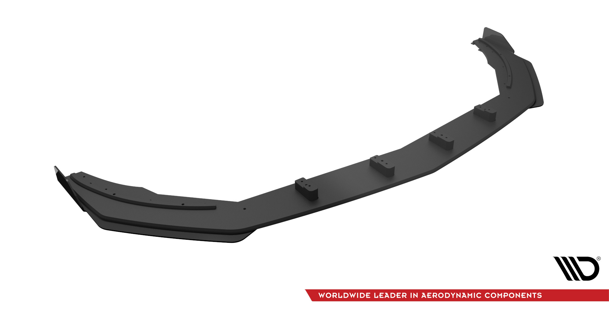 Street Pro Spoilerlippe Front Ansatz + Flaps passend für Mercedes A35 AMG / AMG-Line Aero Pack W177 schwarz Hochglanz