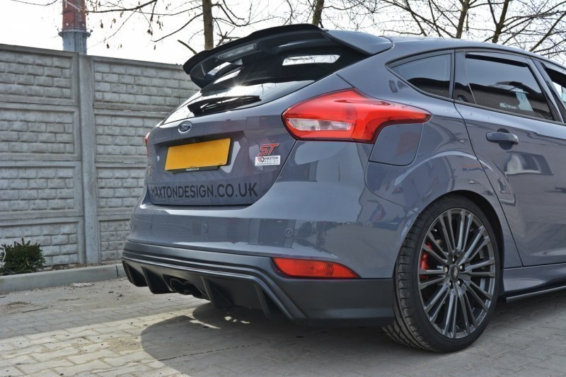 Heckansatz Diffusor RS-Look passend für Ford Focus ST Mk3 FL ABS-Kunststoff