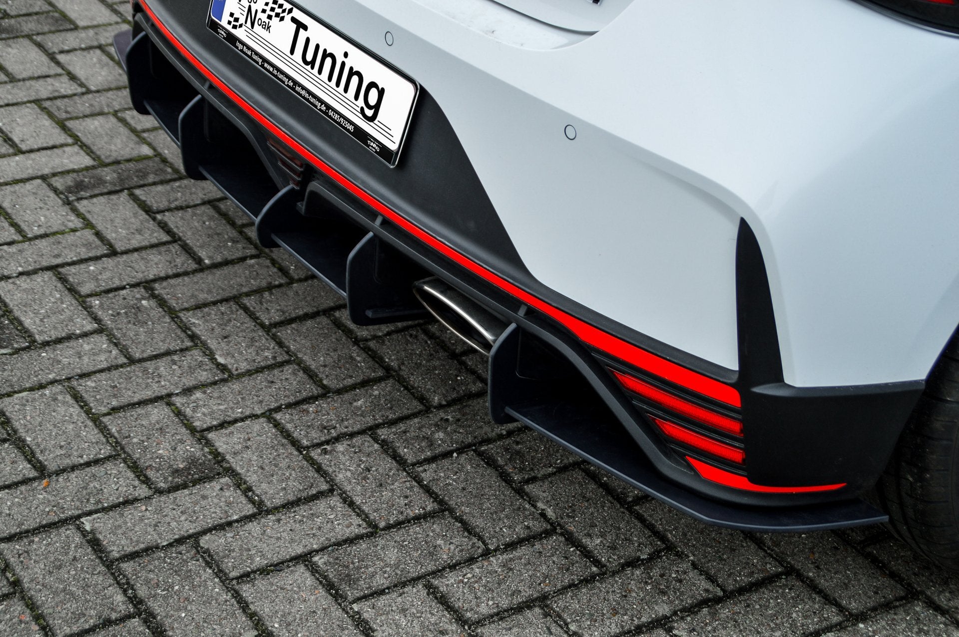 Racing Heckansatz für Hyundai I20N Performance