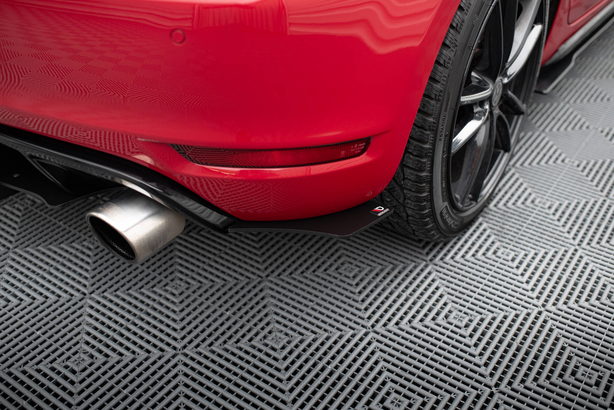 Diffusor für VW GOLF 6 GTI / 35TH Diffusor Heck Ansatz für Heckschürze für & Heck Ansatz Flaps