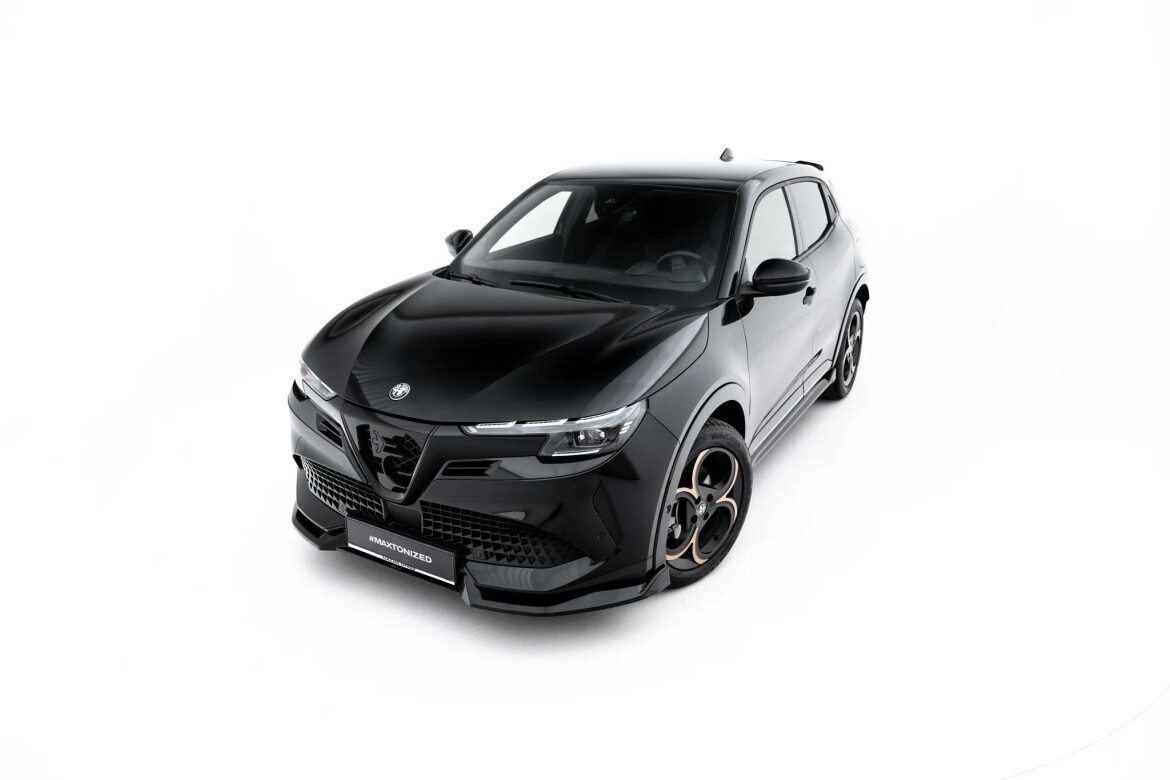 Diffusor Satz Alfa Romeo Junior Mk1 schwarz matt