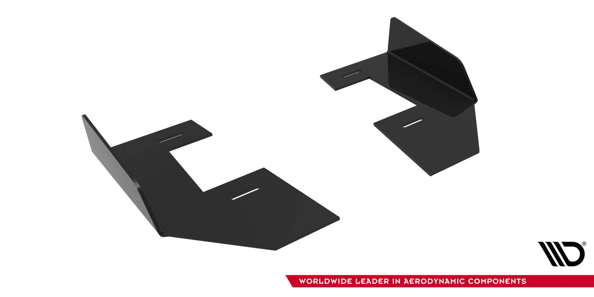 Diffusor Flaps passend für Mitsubishi Lancer EVO X schwarz Hochglanz
