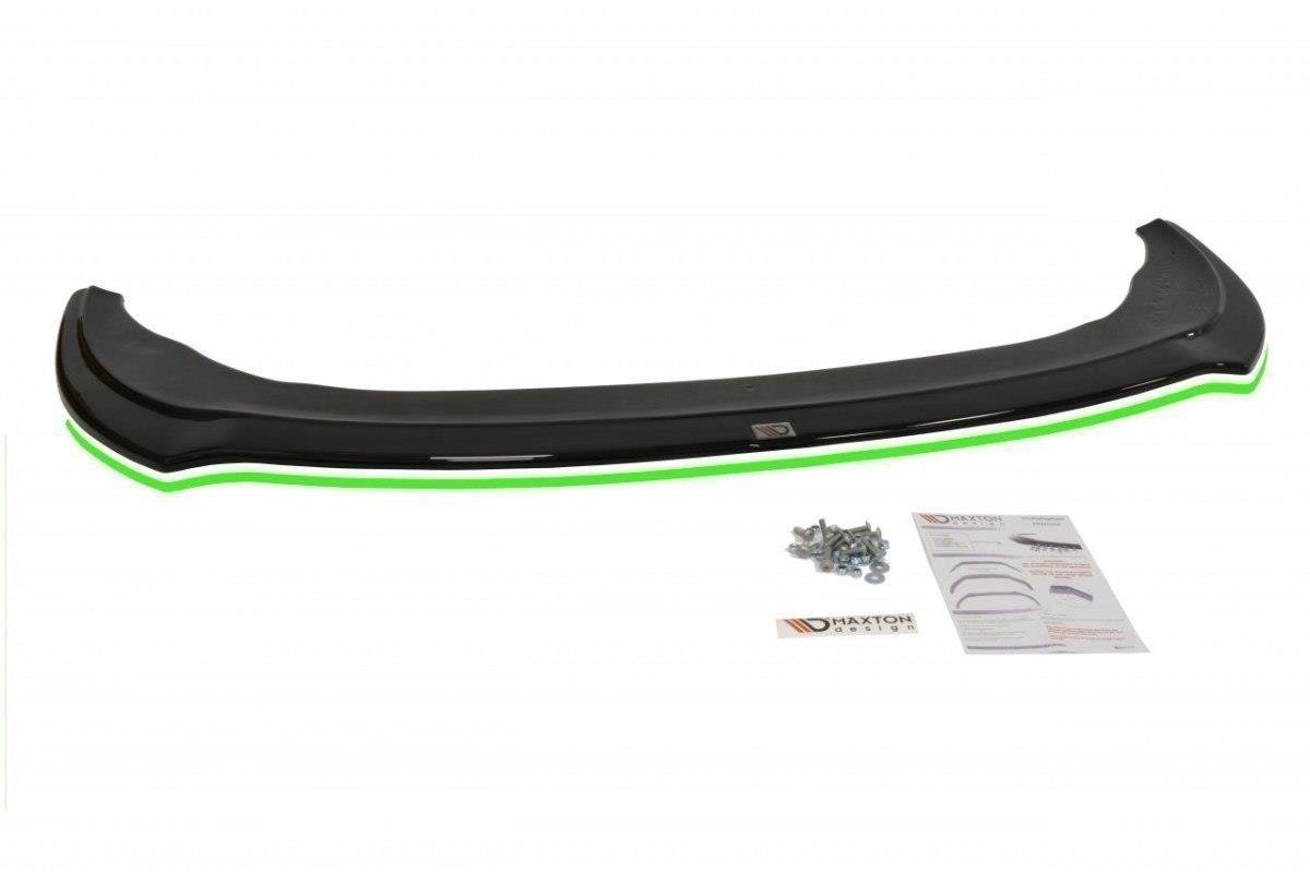 Street+ Spoilerlippe Front Ansatz V.2 passend für Seat Leon MK2 CUPRA / FR FL schwarz Hochglanz