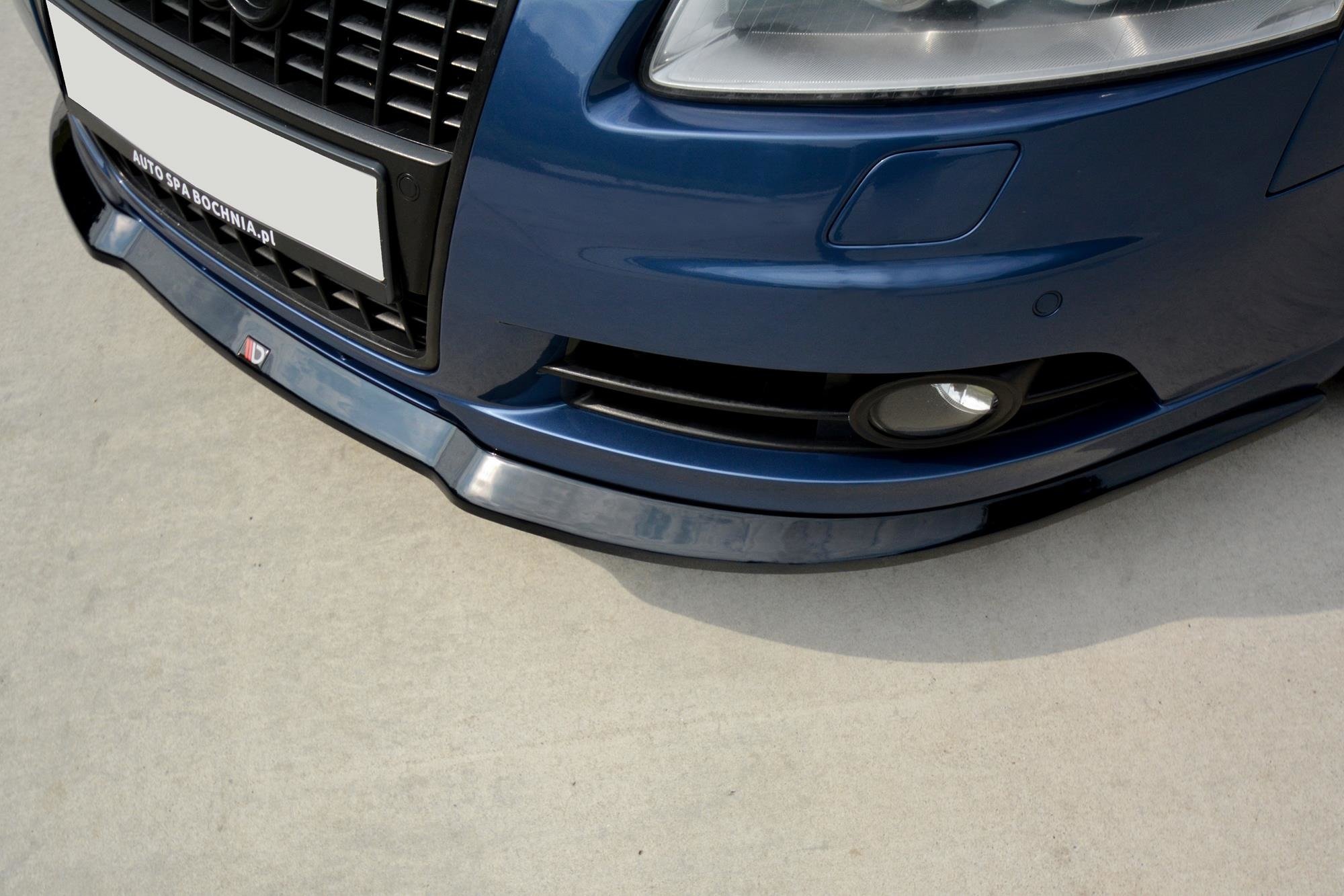 Street+ Spoilerlippe Front Ansatz passend für Audi A6 S-Line C6 schwarz Hochglanz