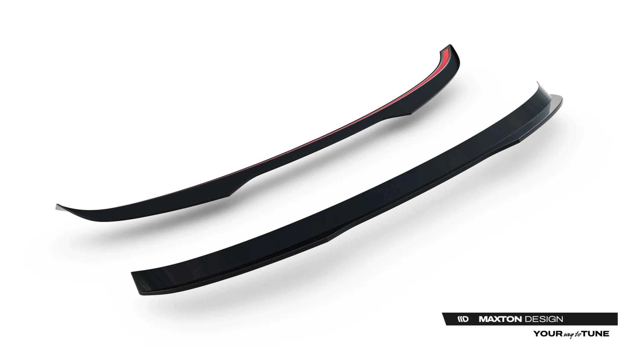 Heckspoiler Lippe Skoda Scala Mk1 Facelift schwarz Hochglanz