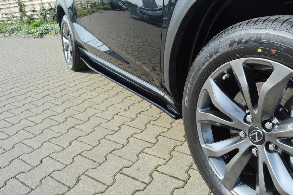 Seitenschweller Ansatz für Lexus NX Mk1 /Mk1 Facelift schwarz Hochglanz