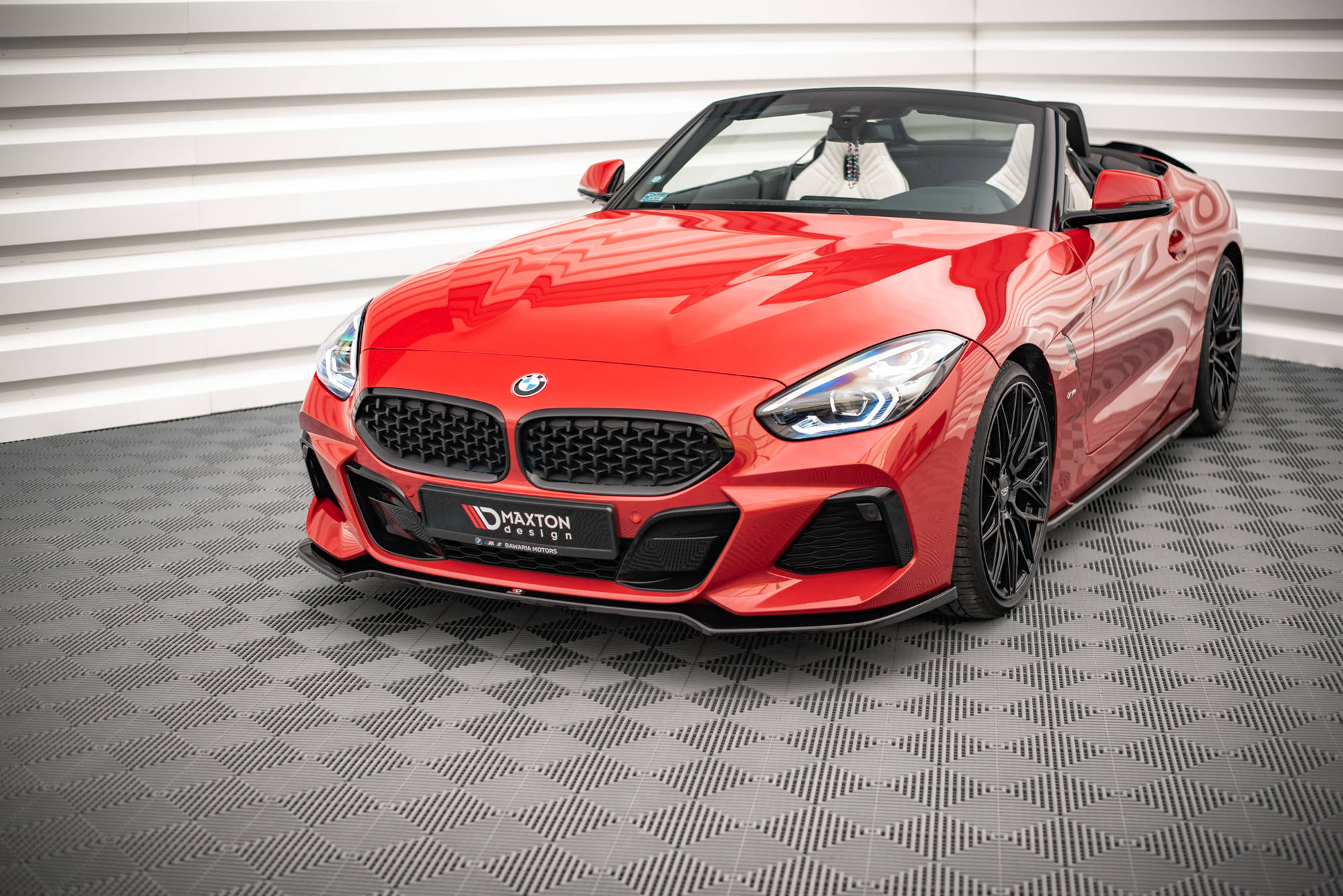 Street+ Spoilerlippe Front Ansatz V.2 passend für BMW Z4 M40i / M-Paket G29 schwarz Hochglanz