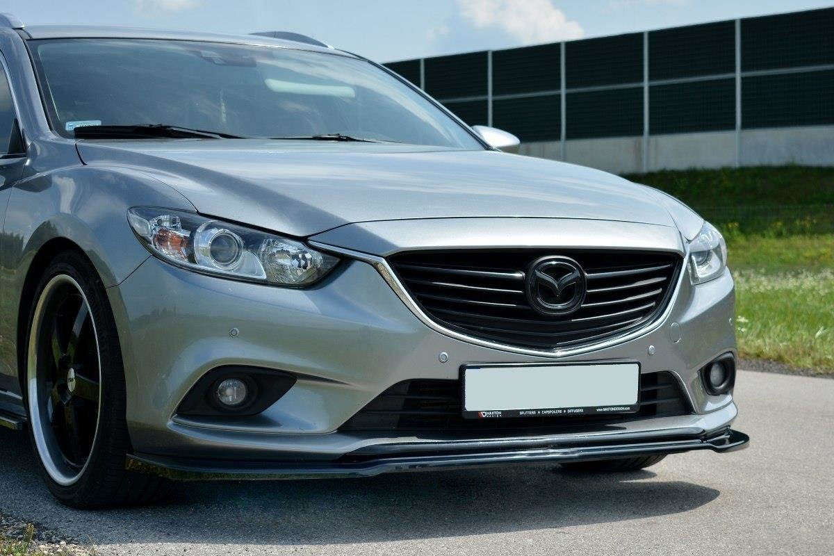 Front Ansatz V.1 für Mazda 6 GJ Mk3 schwarz Hochglanz