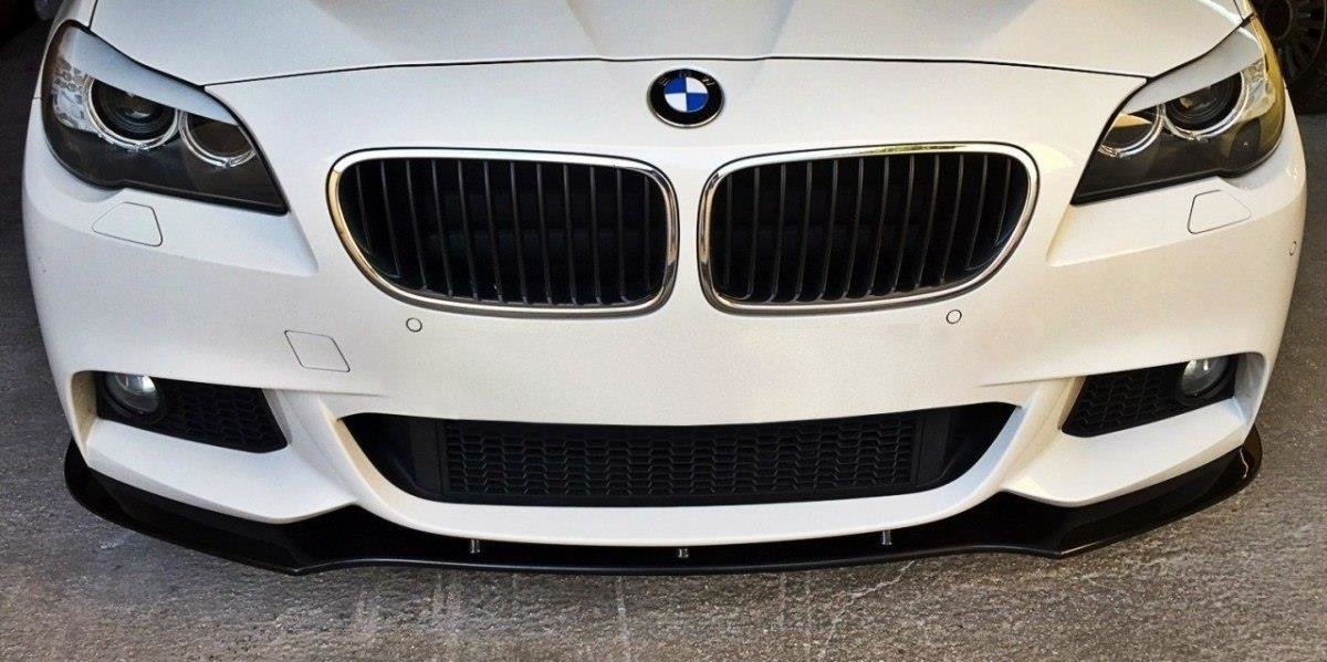 Street+ Spoilerlippe Front Ansatz V.1 passend für BMW 5er M-Paket F10/F11 schwarz Hochglanz