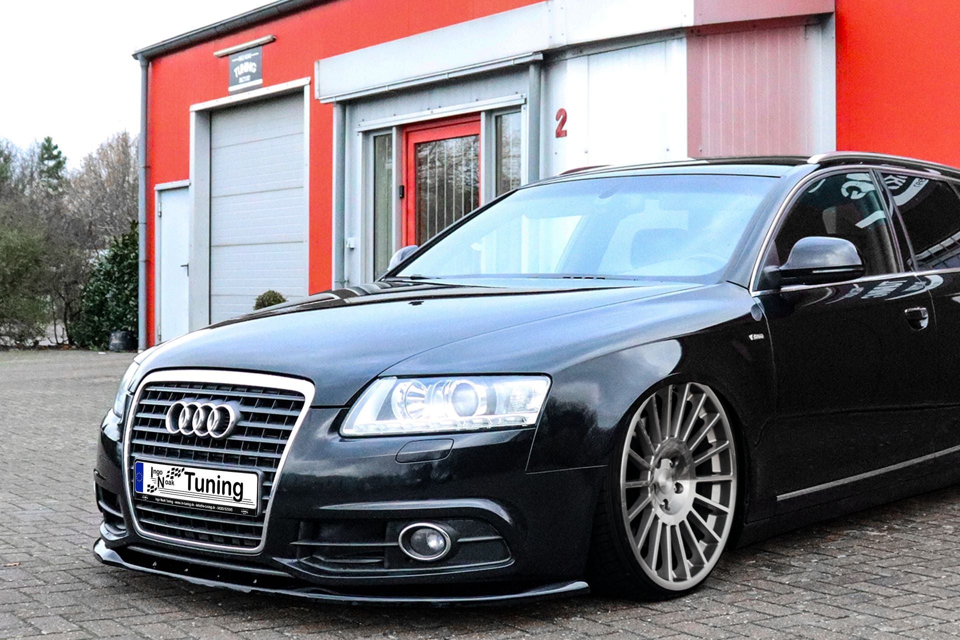 Spoilerschwert Cuplippe V2 aus ABS für Audi A6 4F S-Line Facelift OEM Optik
