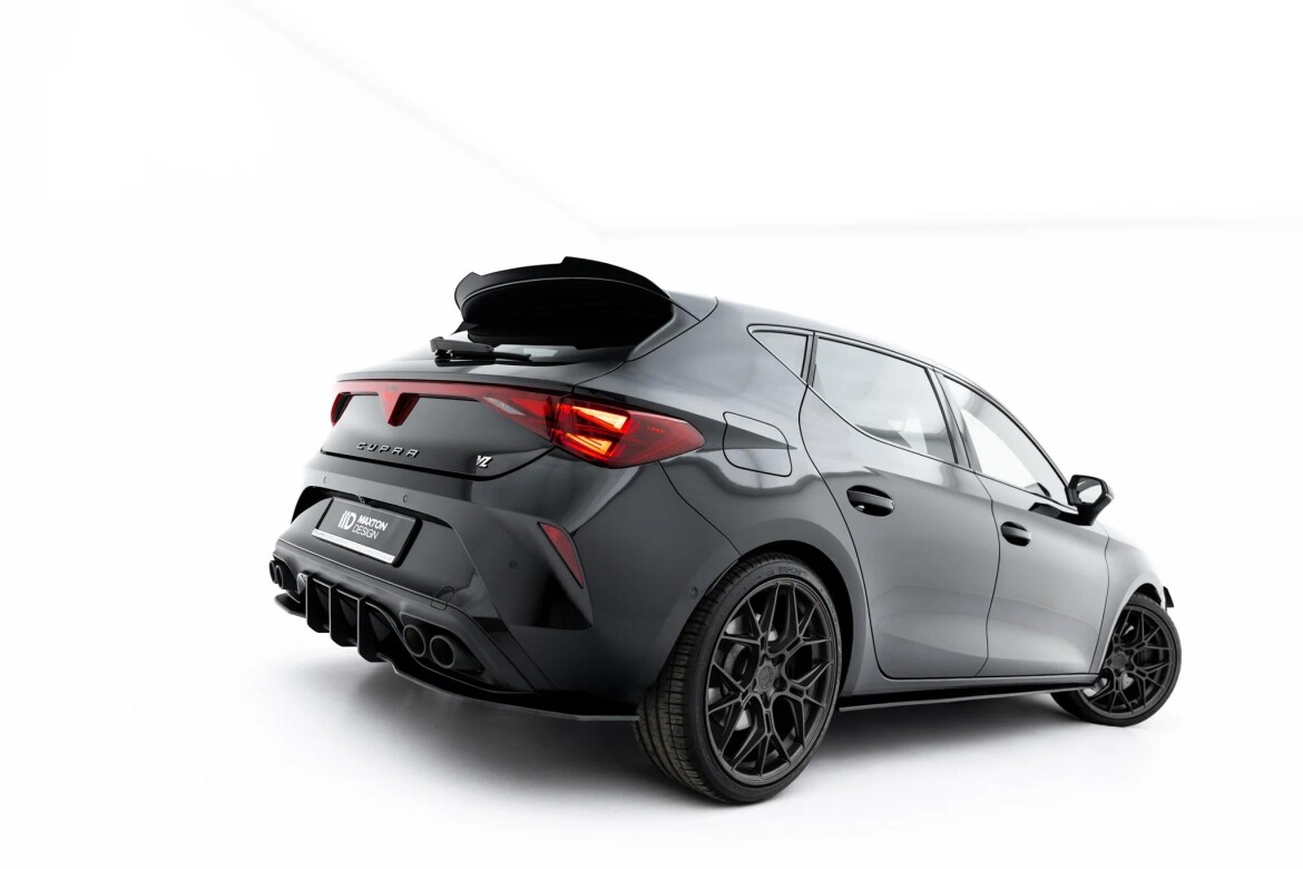 Street Pro Heckschürze passend für Cupra Leon Hatchback Mk1 Facelift schwarz matt
