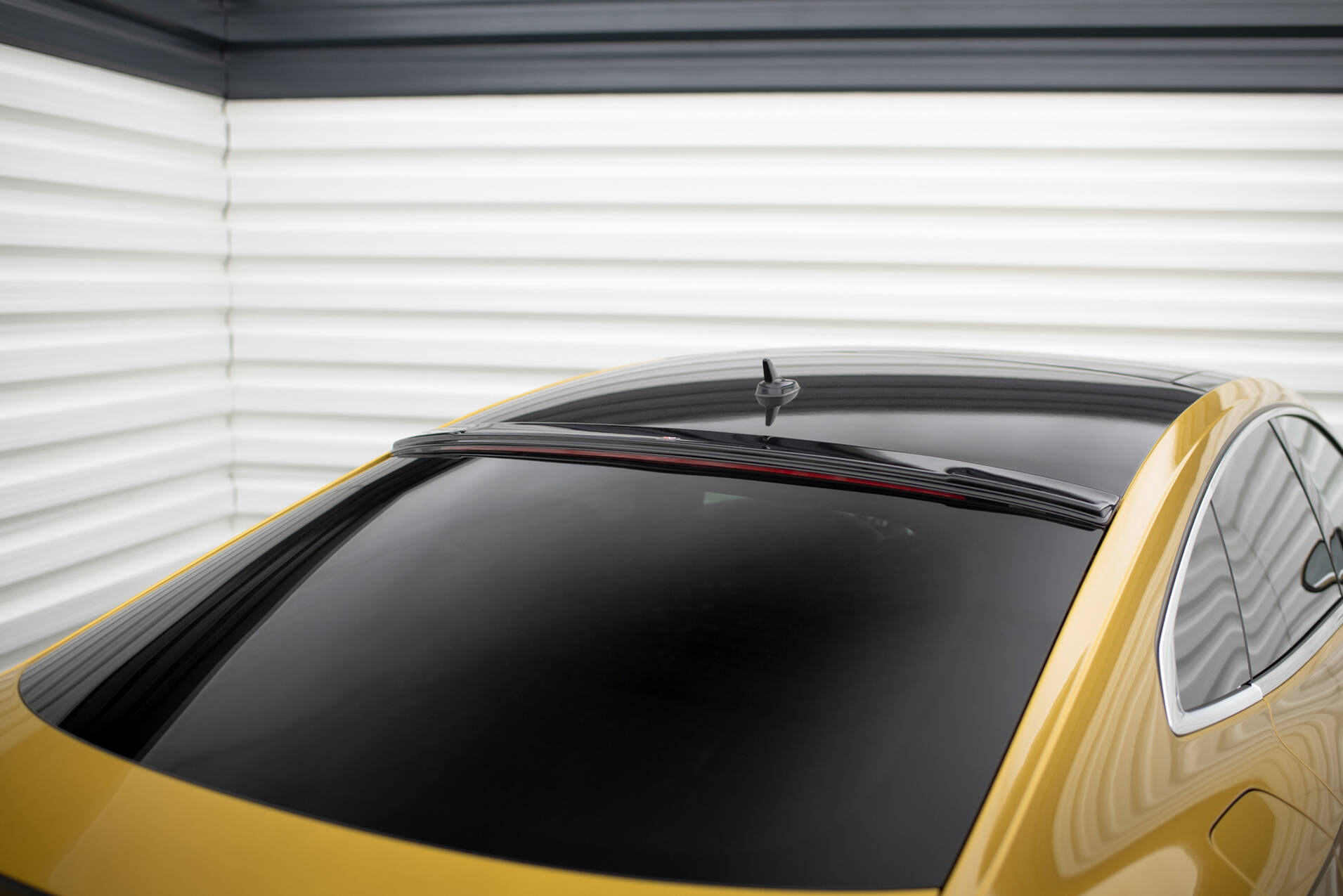 Heckscheiben Spoiler passend für VW Arteon R-Line Limousine Mk1 schwarz Hochglanz