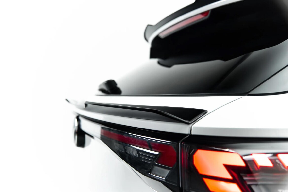 Heckspoiler Lippe unten passend für VW T-Roc R-Line Mk2 schwarz Hochglanz