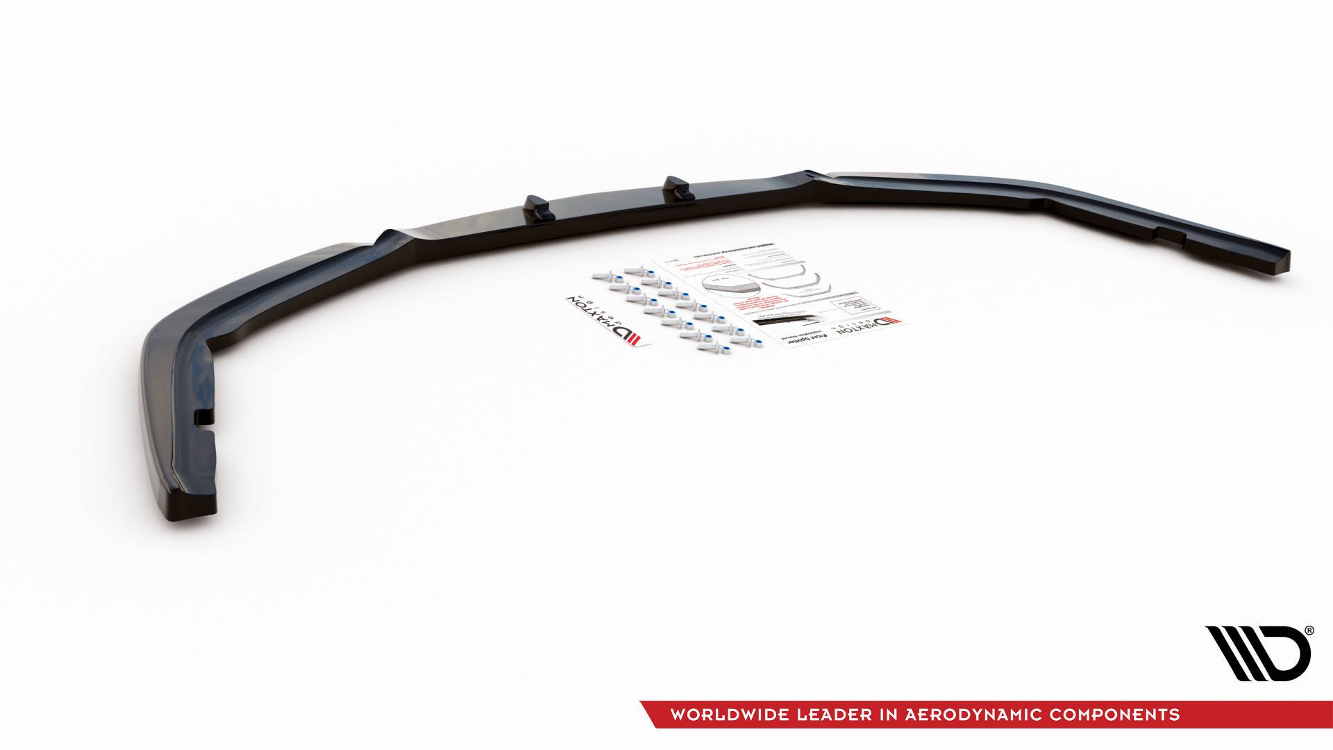 Street+ Spoilerlippe Front Ansatz V.3 passend für Honda Accord Mk7 Type-S schwarz Hochglanz