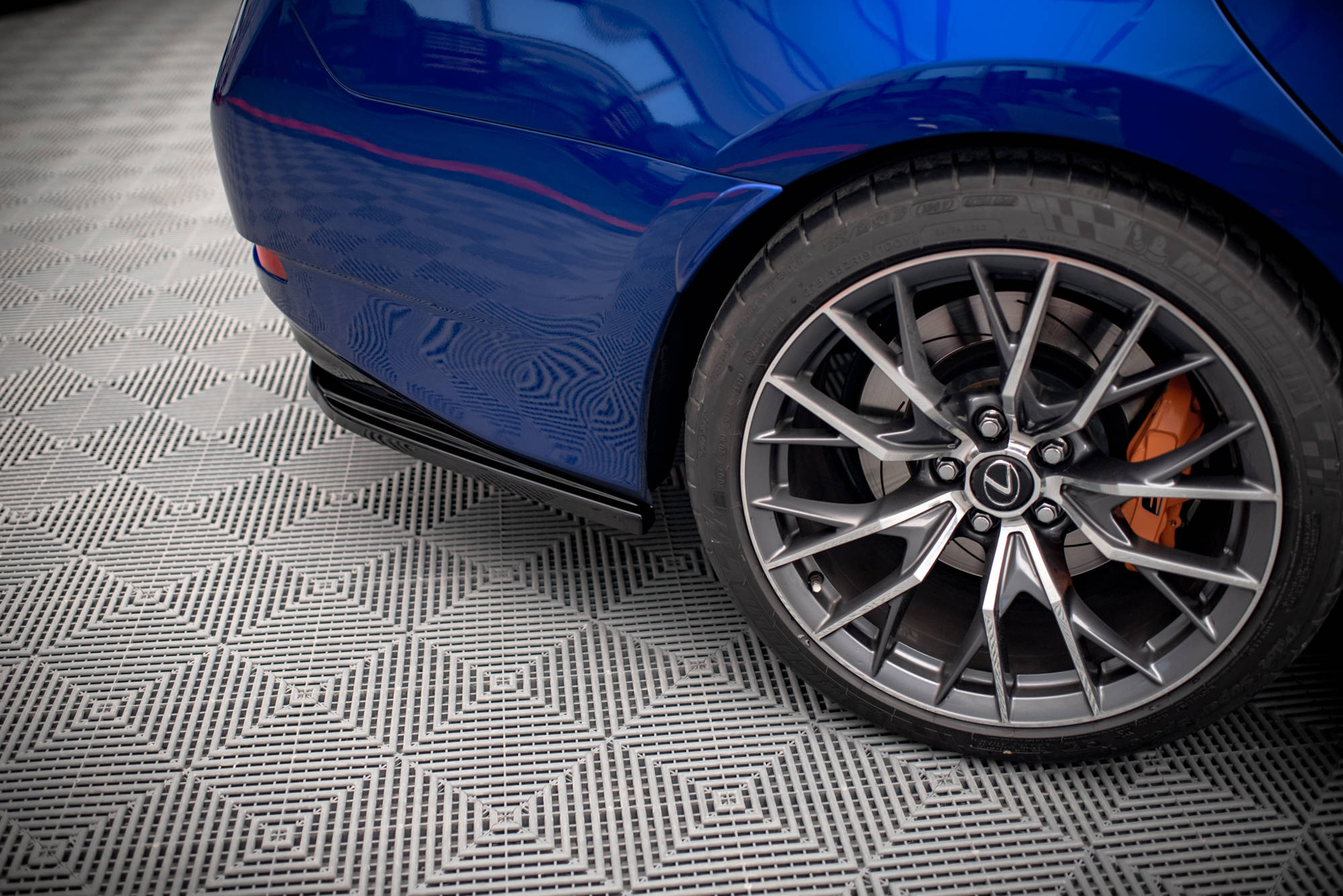 Street+ Heck Ansatz Flaps passend für Lexus GS F Mk4 FL Carbon Look