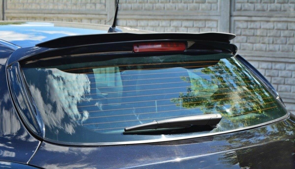Seitliche Heck Spoiler Aufsätze passend für Opel Astra H FOR OPC / VXR schwarz matt