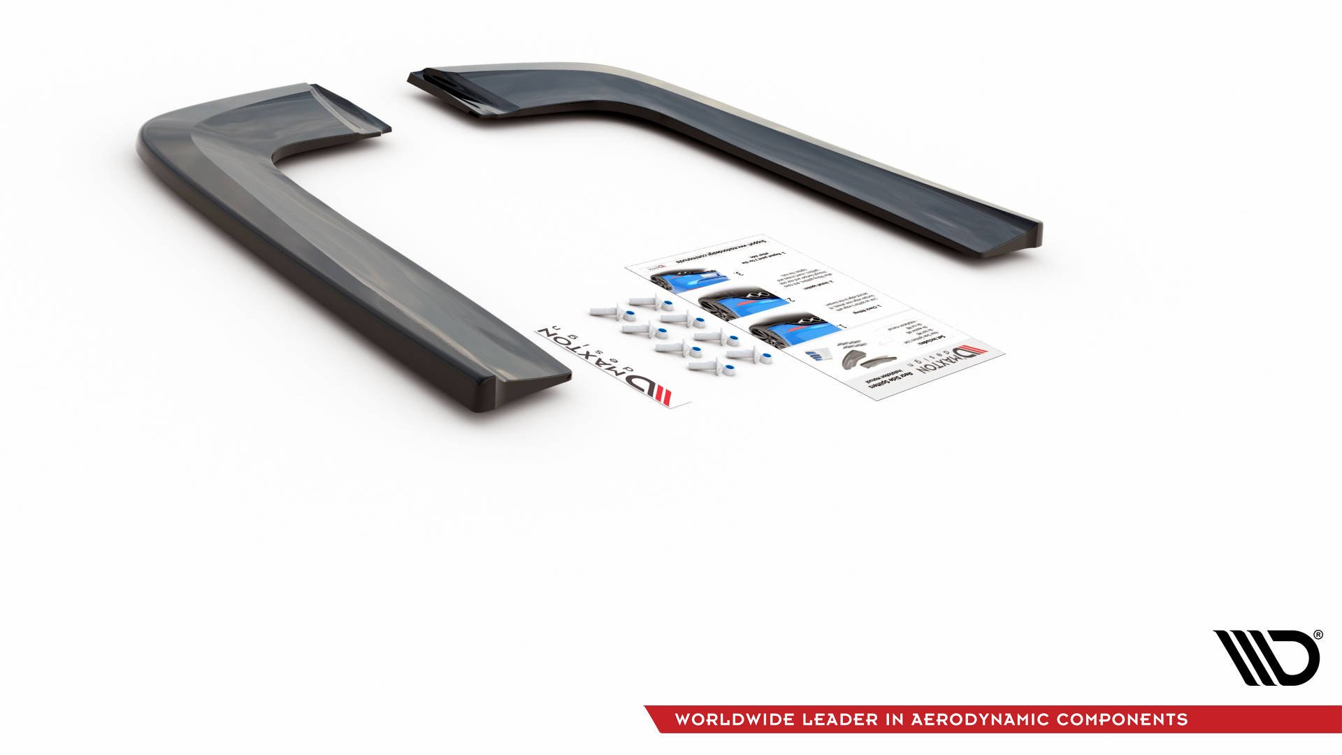 Street+ Heck Ansatz Flaps V.2 passend für Mercedes V-Klasse AMG-Line W447 FL schwarz Hochglanz
