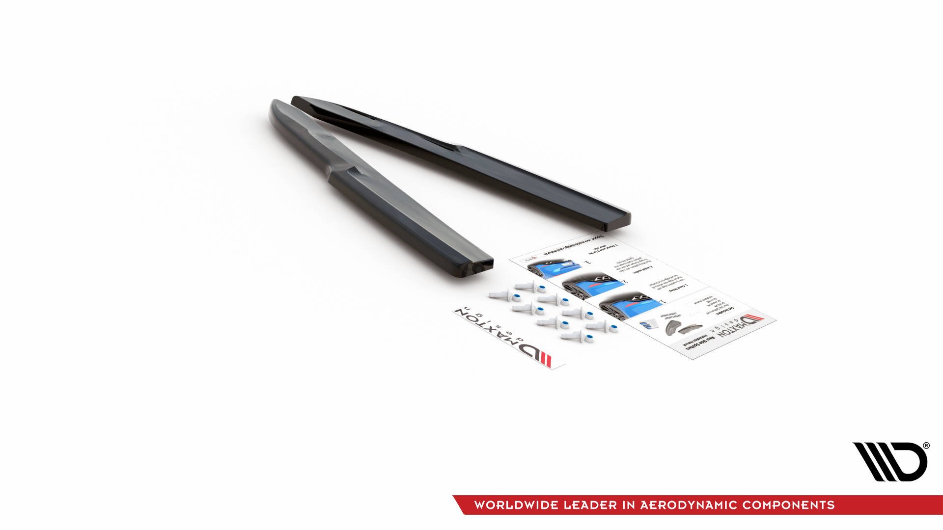 Street+ Heck Ansatz Flaps passend für Audi A6 S-Line / S6 C8 / C8 FL schwarz Hochglanz