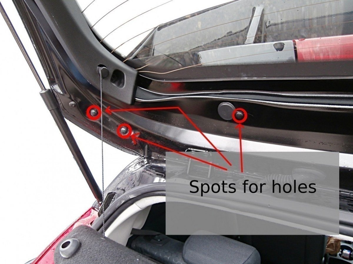 Dachspoiler RS Look Ford Fiesta Mk7 / Mk7 FL