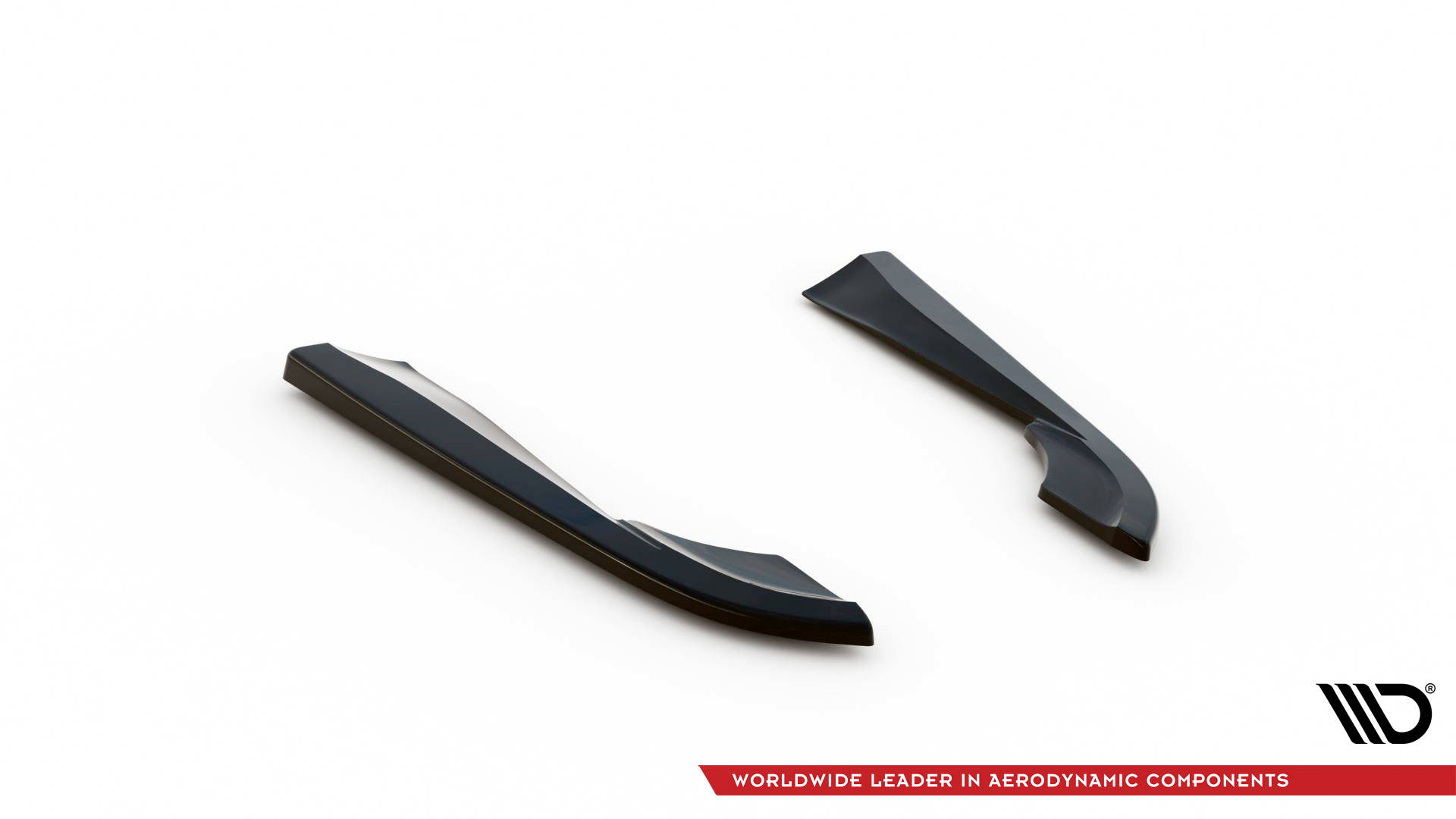 Street+ Heck Ansatz Flaps passend für Volvo V90 Mk2 schwarz Hochglanz