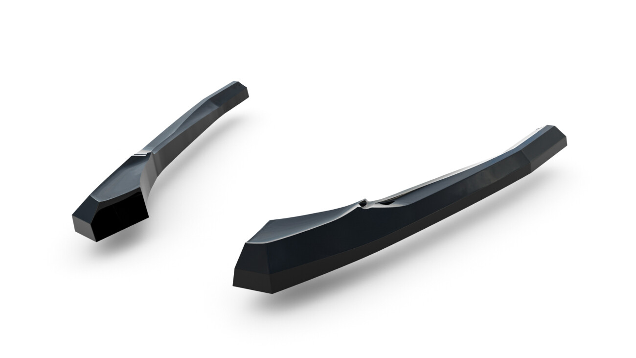 Diffusor Flaps passend für Ford Explorer ST Mk6 schwarz Hochglanz