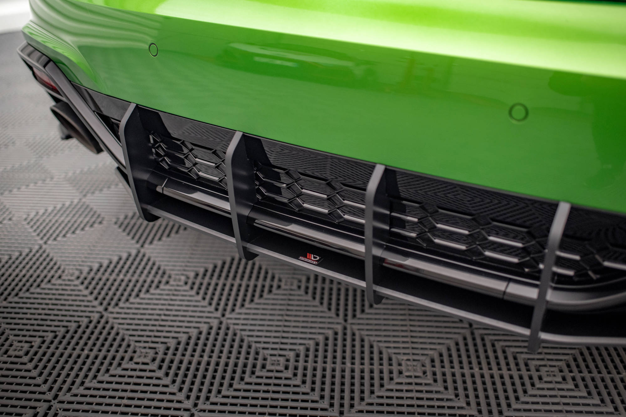 Street Pro Heckschürze Heck Ansatz Diffusor passend für Audi RS5 F5 FL