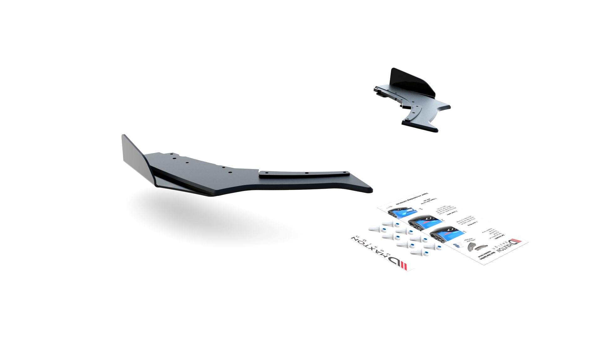 Street Pro Heck Ansatz Flaps V.3 passend für BMW 1er M140i schwarz Hochglanz