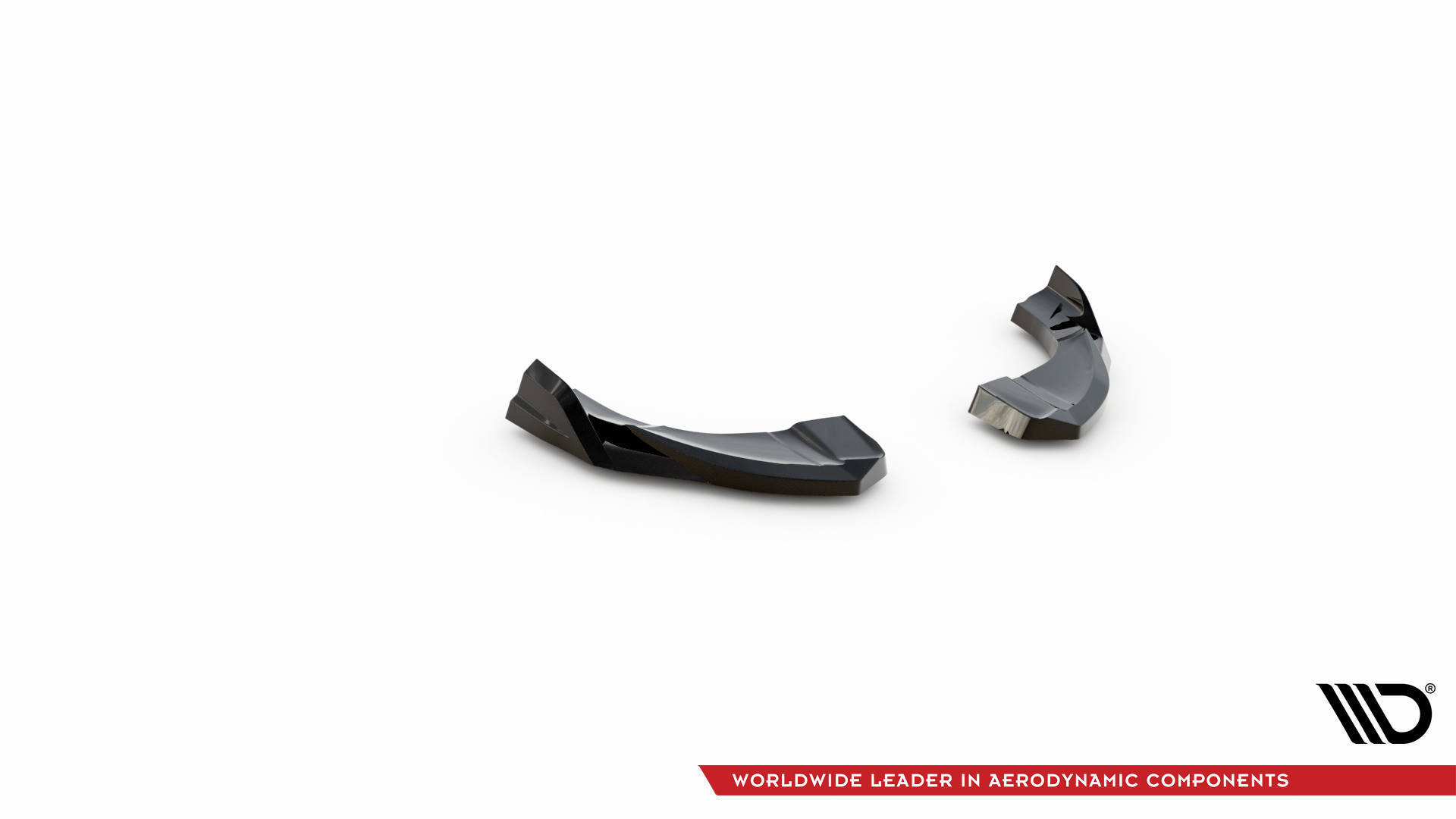 Street+ Heck Ansatz Flaps V.2 passend für Hyundai Kona N Mk1 schwarz Hochglanz