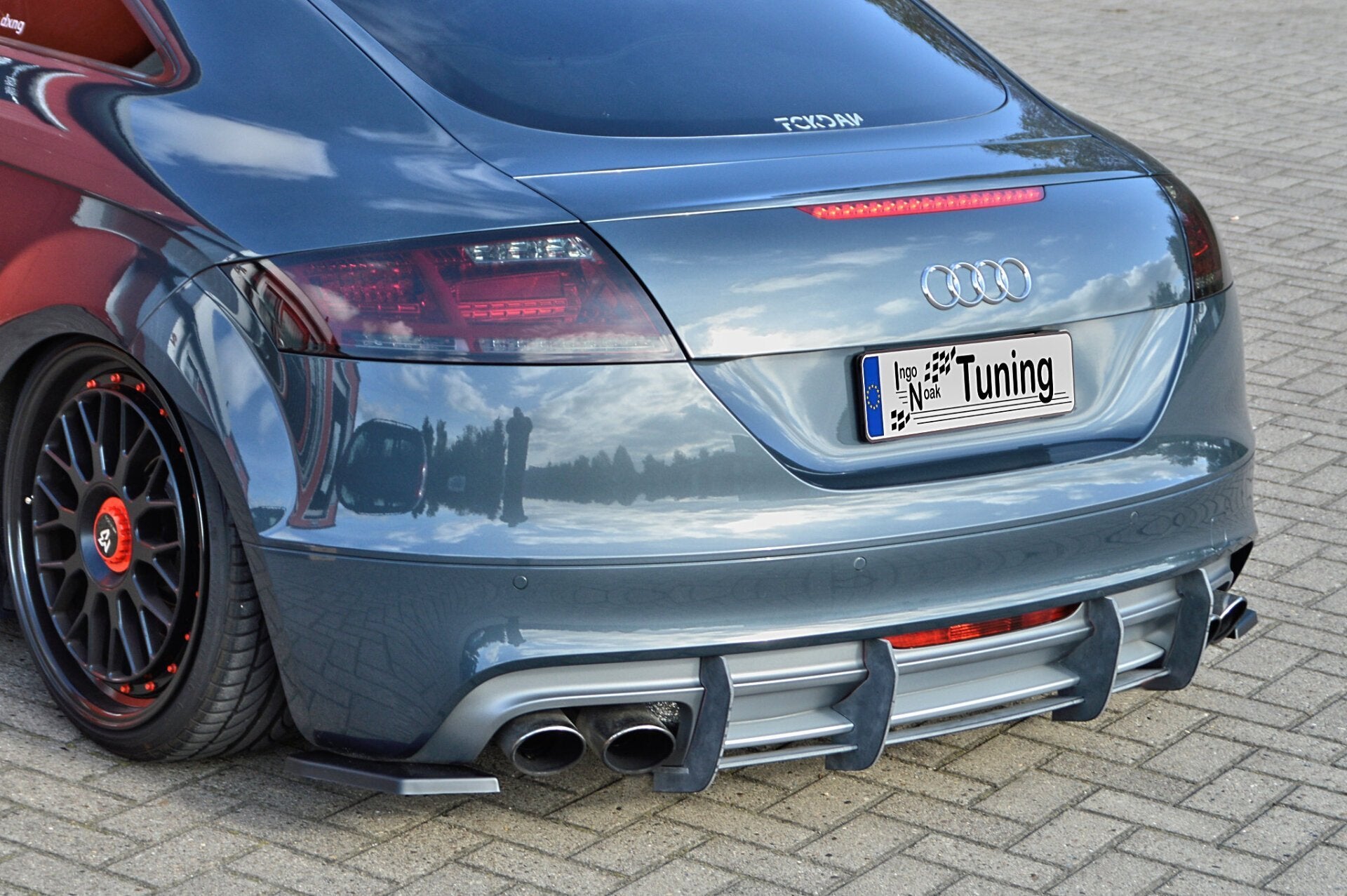 Racing Heckansatz +Seitenteile für Audi TTS 8J Coupe ab Bj. 2009-