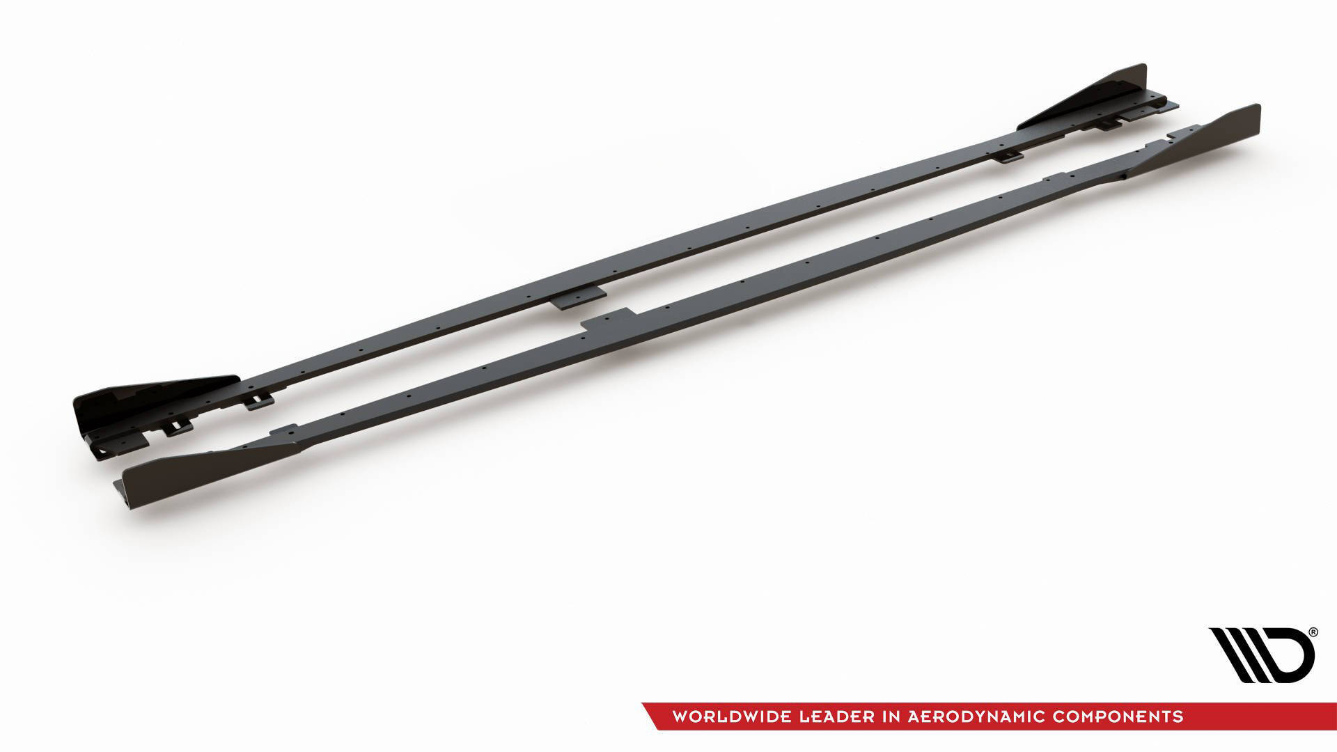 Street Pro Seitenschweller Leisten V.2 passend für BMW 1er F20 M135i / M140i / M-Paket rot+ Hochglanz Flaps