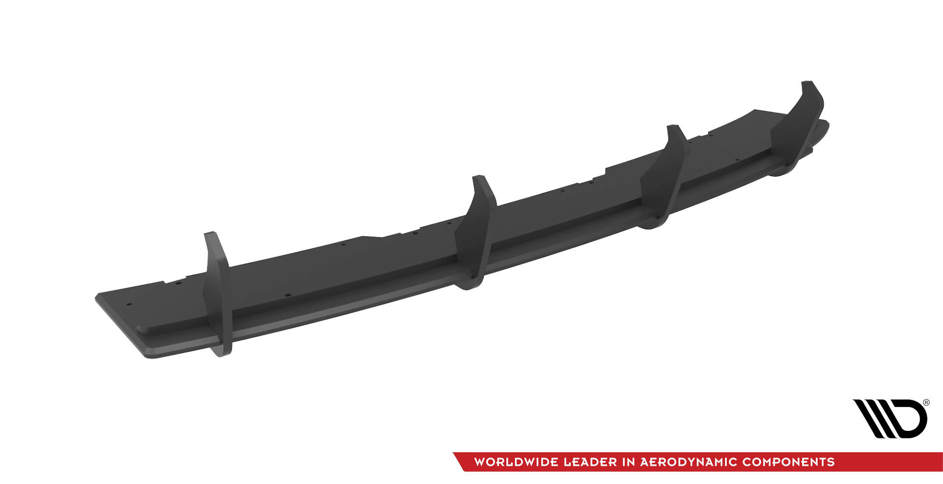 Street Pro Heckschürze Heck Ansatz Diffusor passend für Audi A4 Avant B9 schwarz-rot