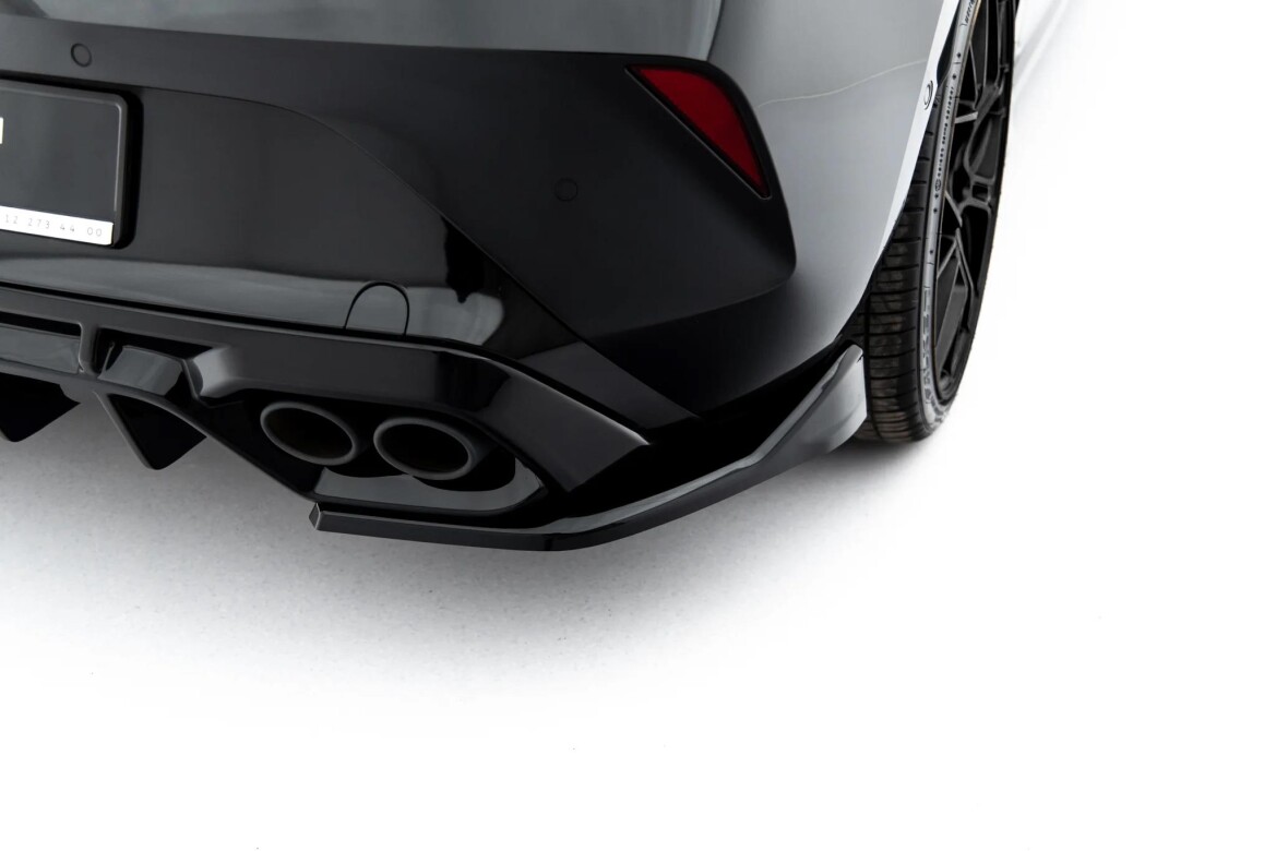 Diffusor Flaps V.1 passend für Cupra Leon Hatchback Mk1 Facelift schwarz Hochglanz