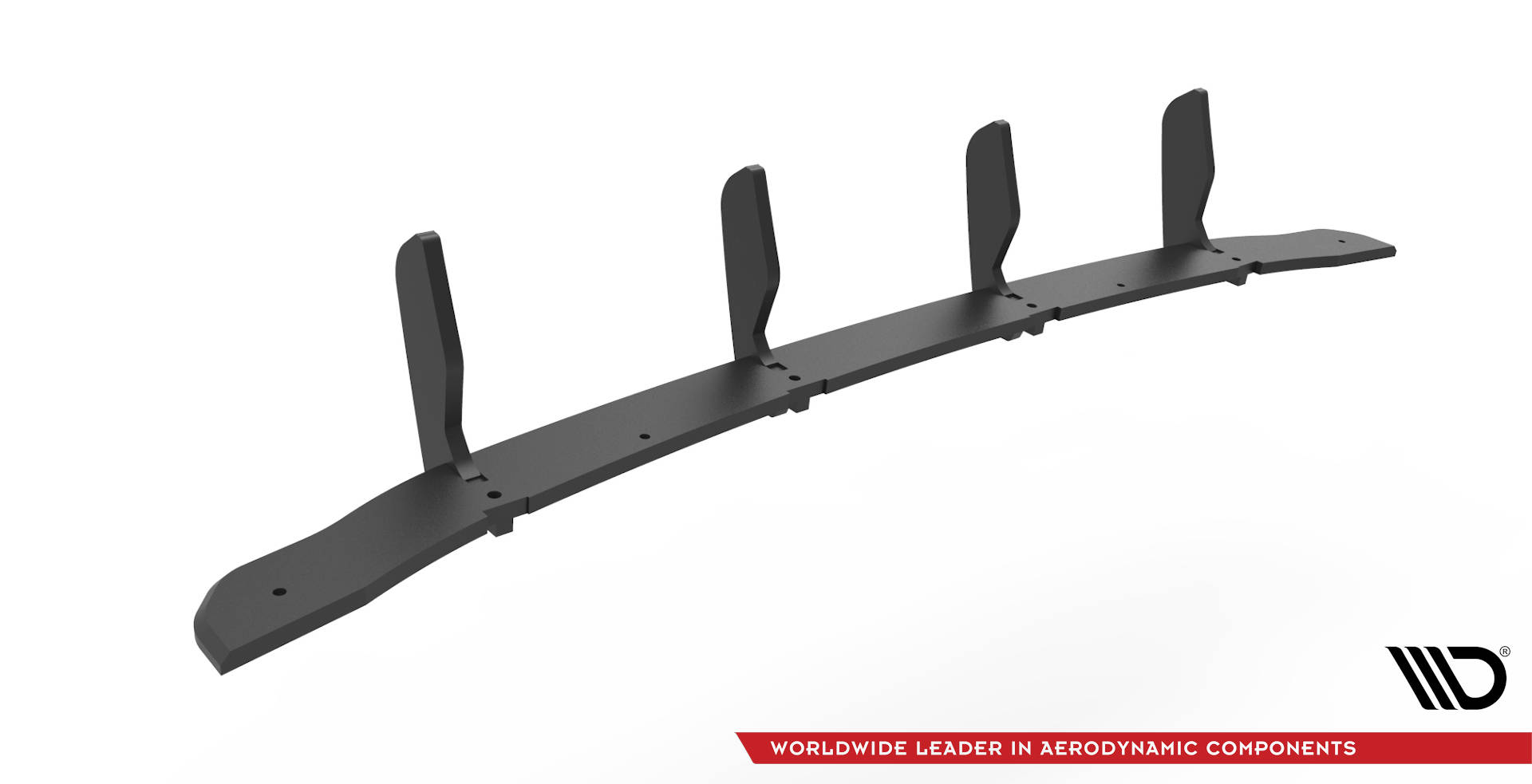 Street Pro Heckschürze Heck Ansatz Diffusor passend für BMW 5er G30 schwarz-rot