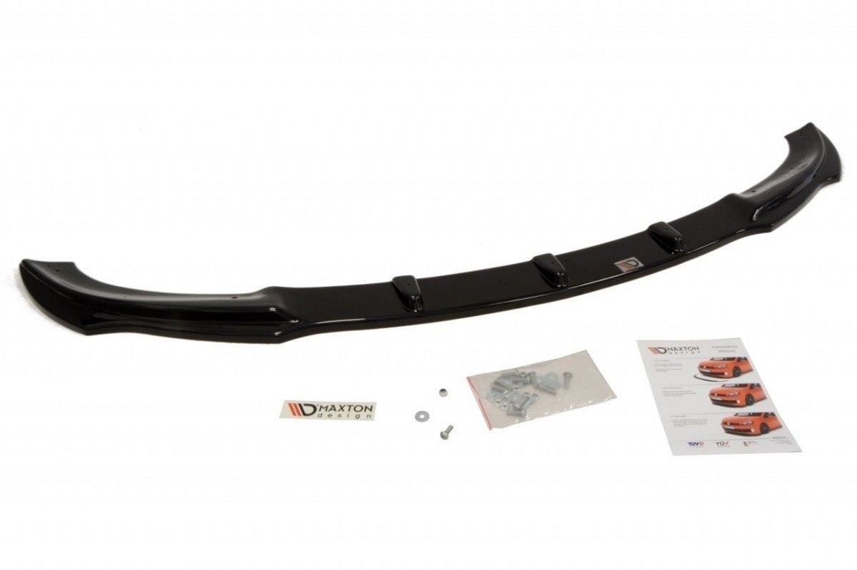 Street+ Spoilerlippe Front Ansatz passend für BMW 3er E46 Coupe schwarz Hochglanz