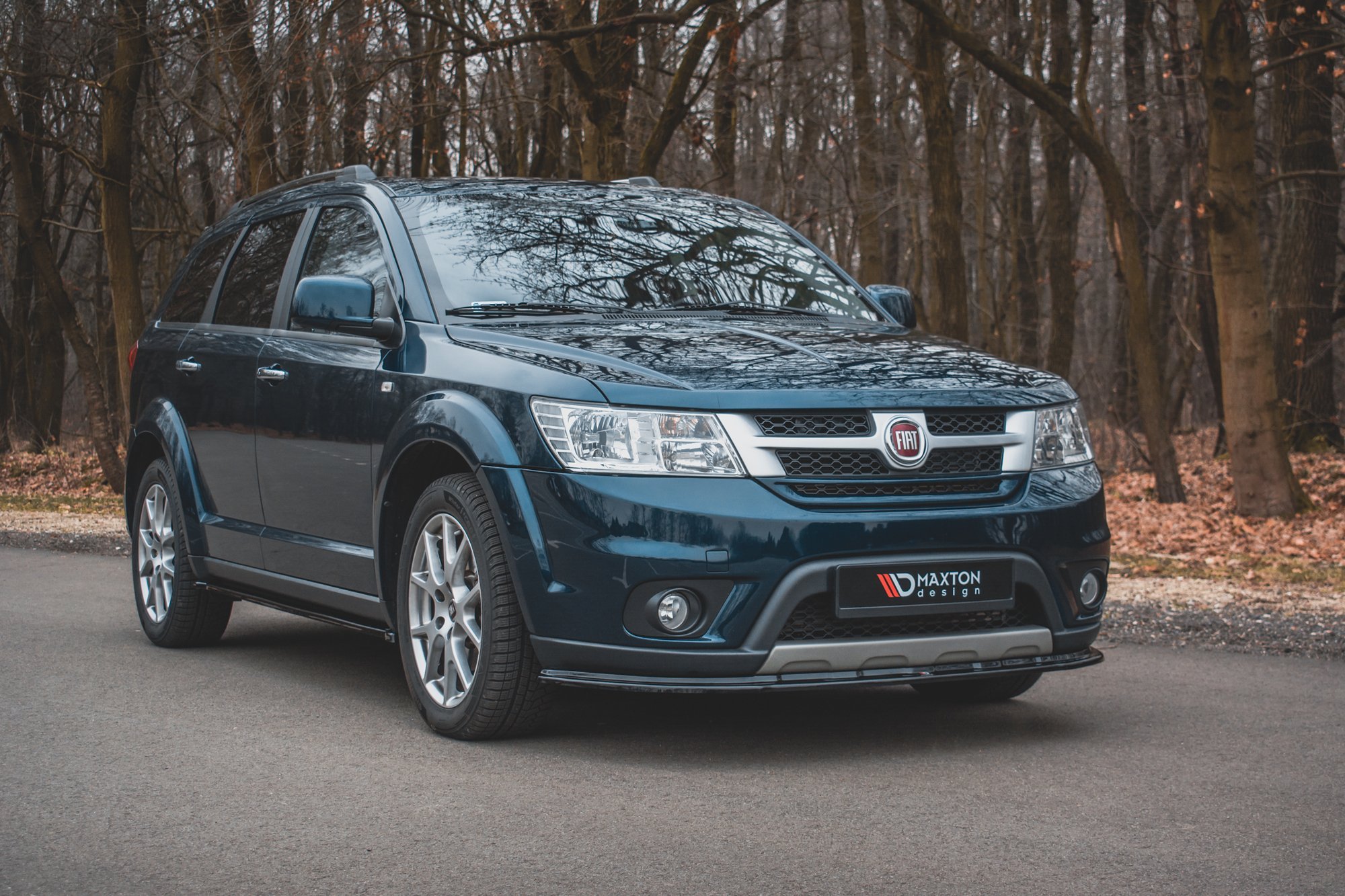 Front Ansatz für Fiat Freemont schwarz matt