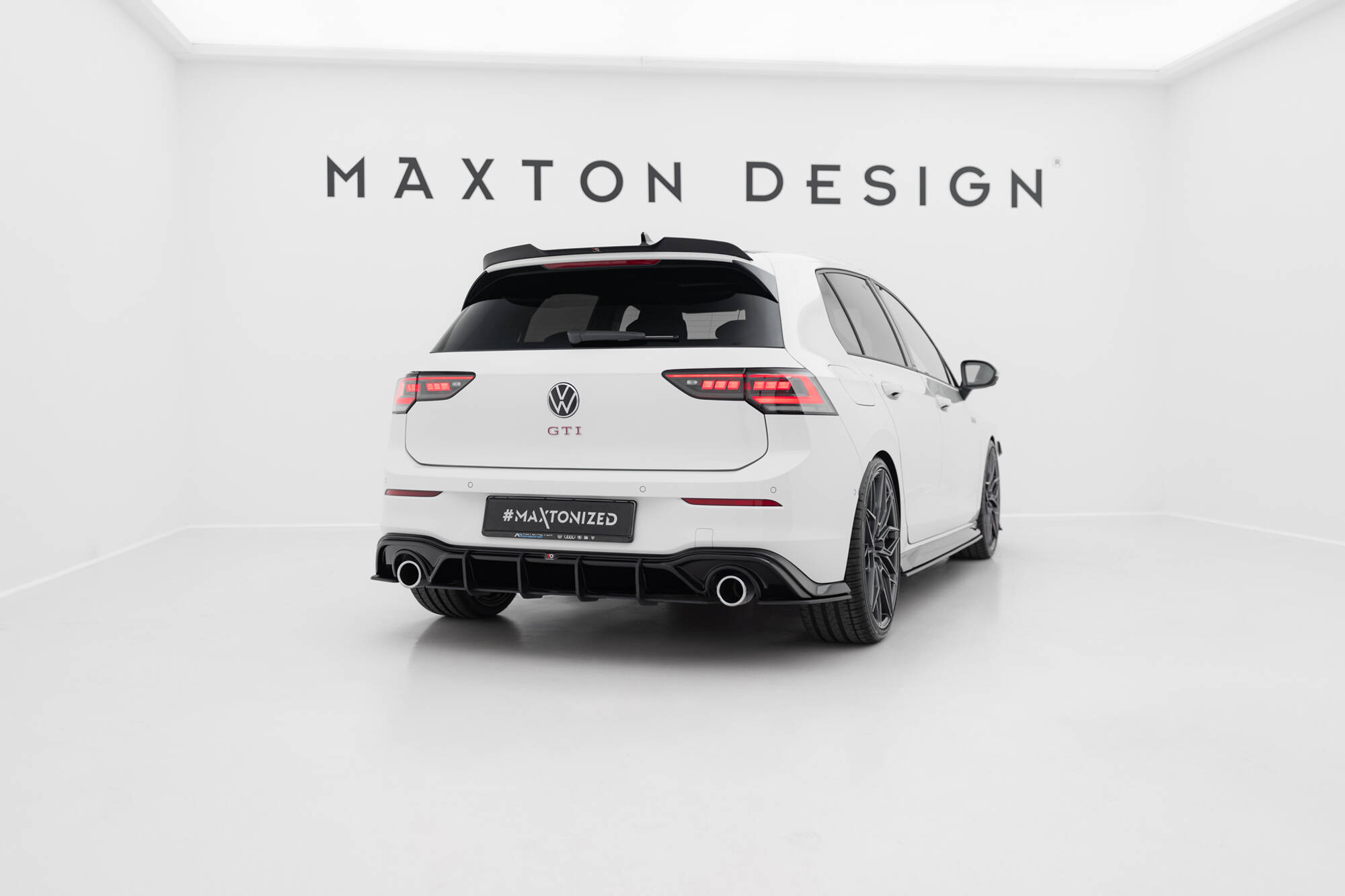 Street Pro Heckschürze Heck Ansatz Diffusor V.3 passend für VW Golf GTI Mk8