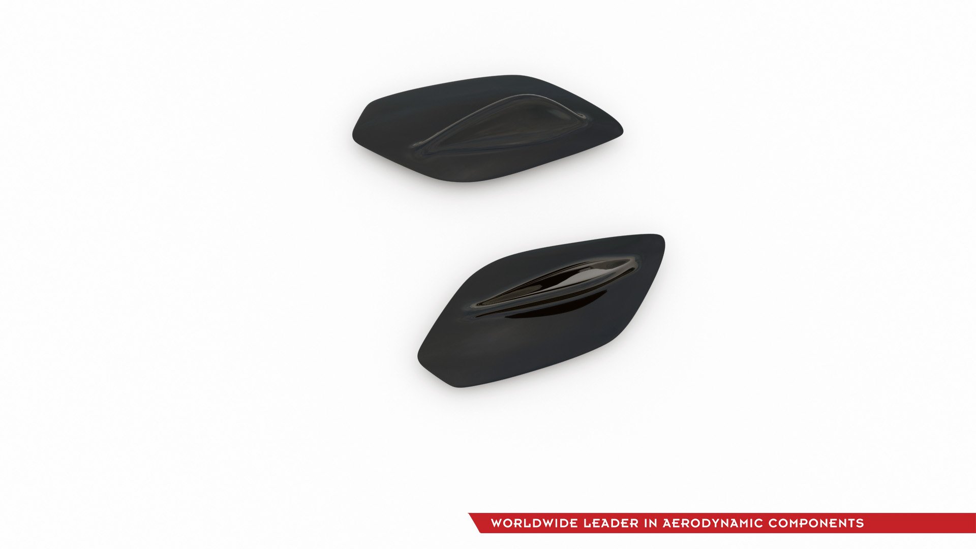 Spoiler Seitenerweiterungen Mercedes A35 AMG Hatchback W177 schwarz matt